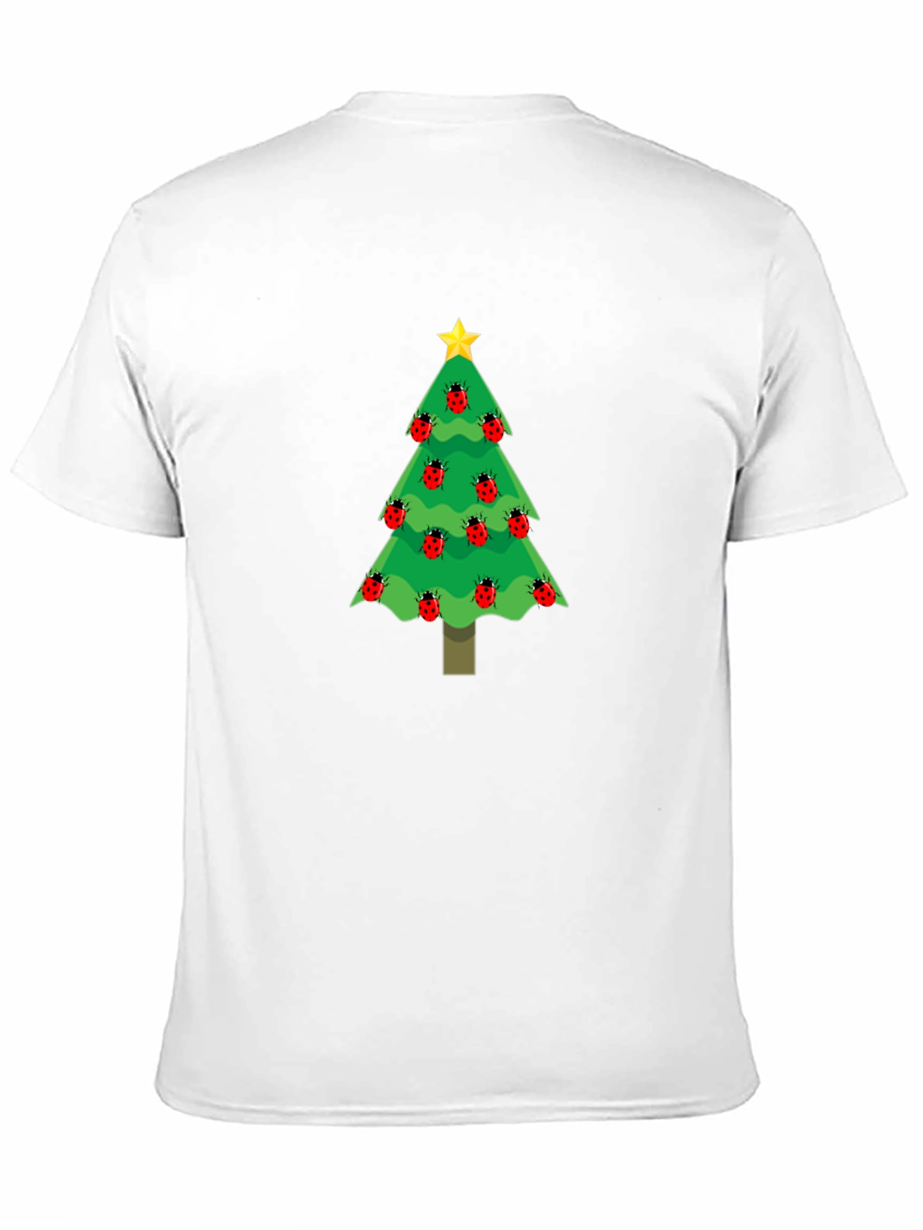 Christmas Tree Ladybug T-Shirt - Holiday Apparel