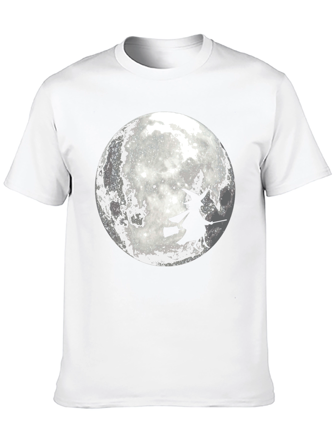 Witch On Moon Graphic T-Shirt