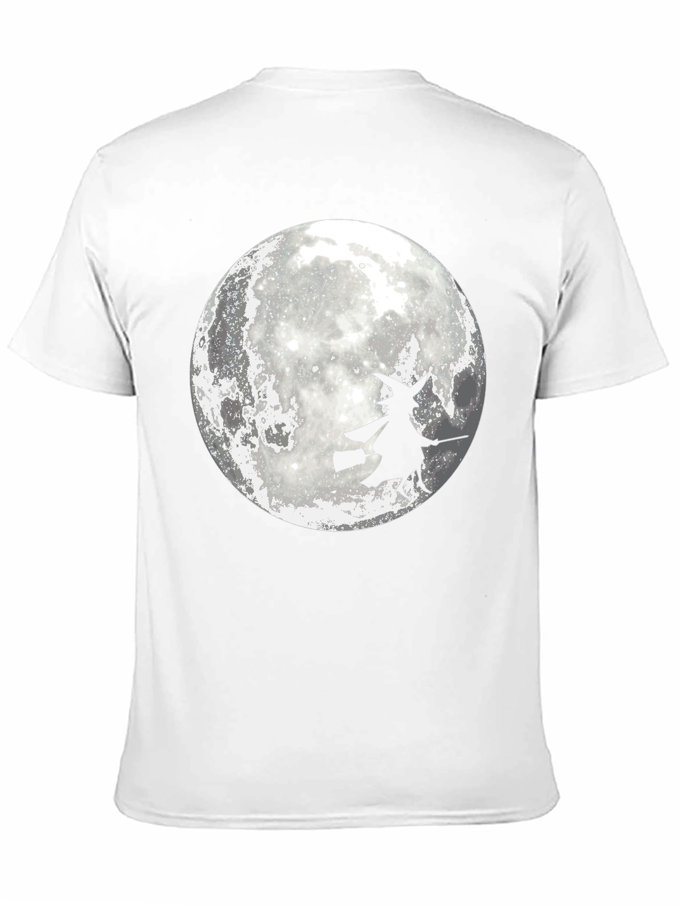 Witch On Moon Graphic T-Shirt