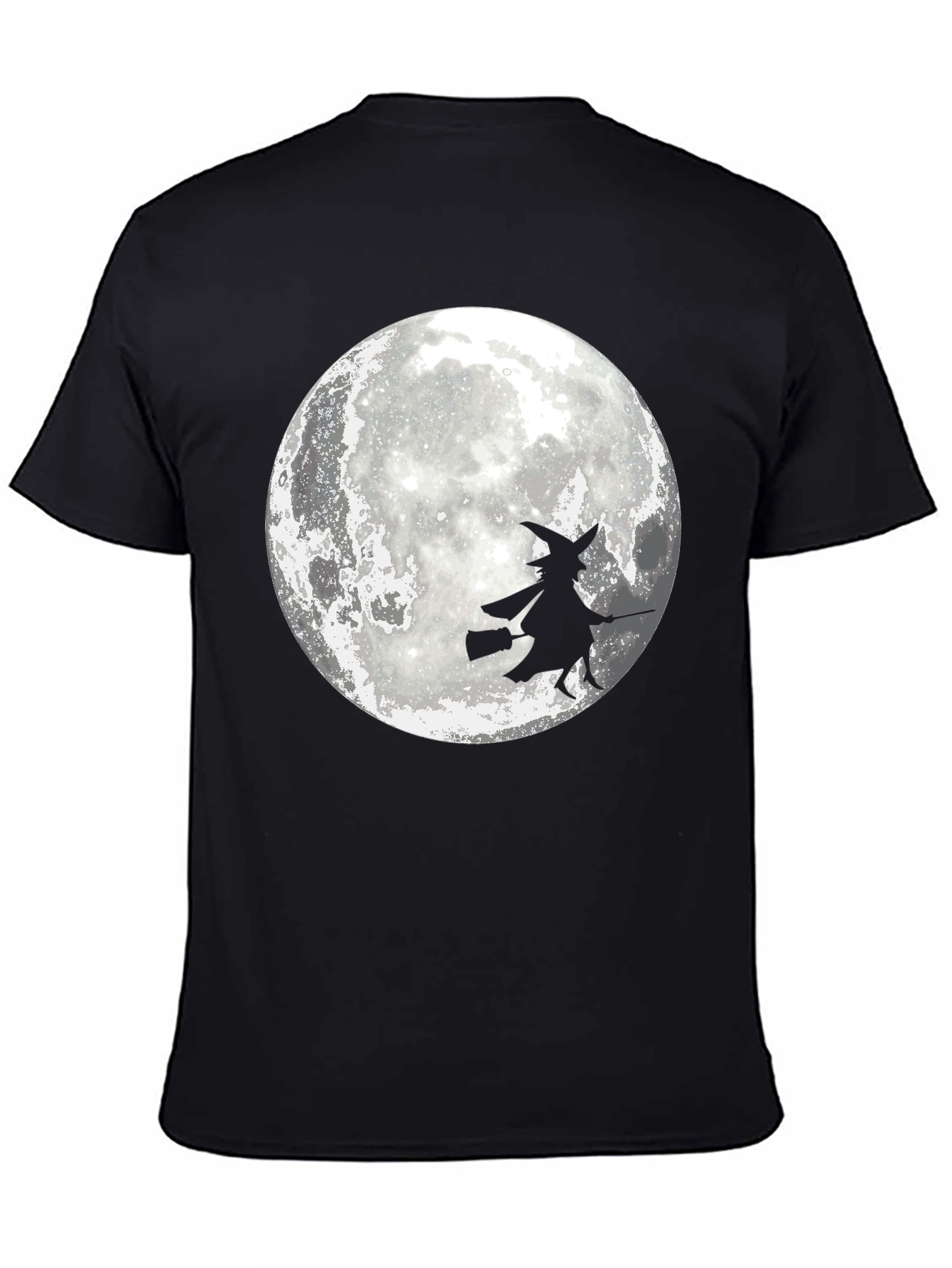 Witch On Moon Graphic T-Shirt