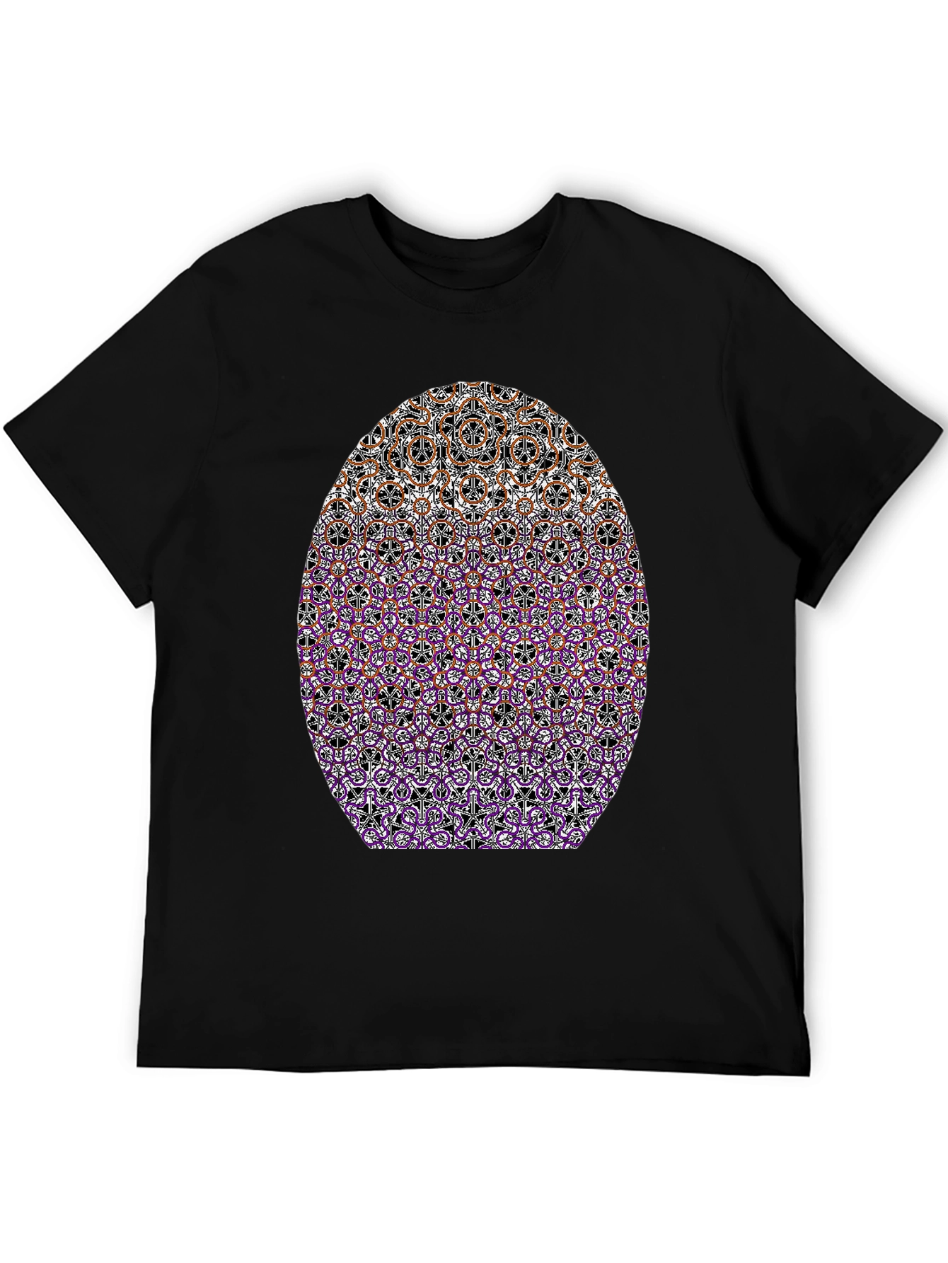 Abstract Pattern Graphic T-Shirt - Modern Casual Wear