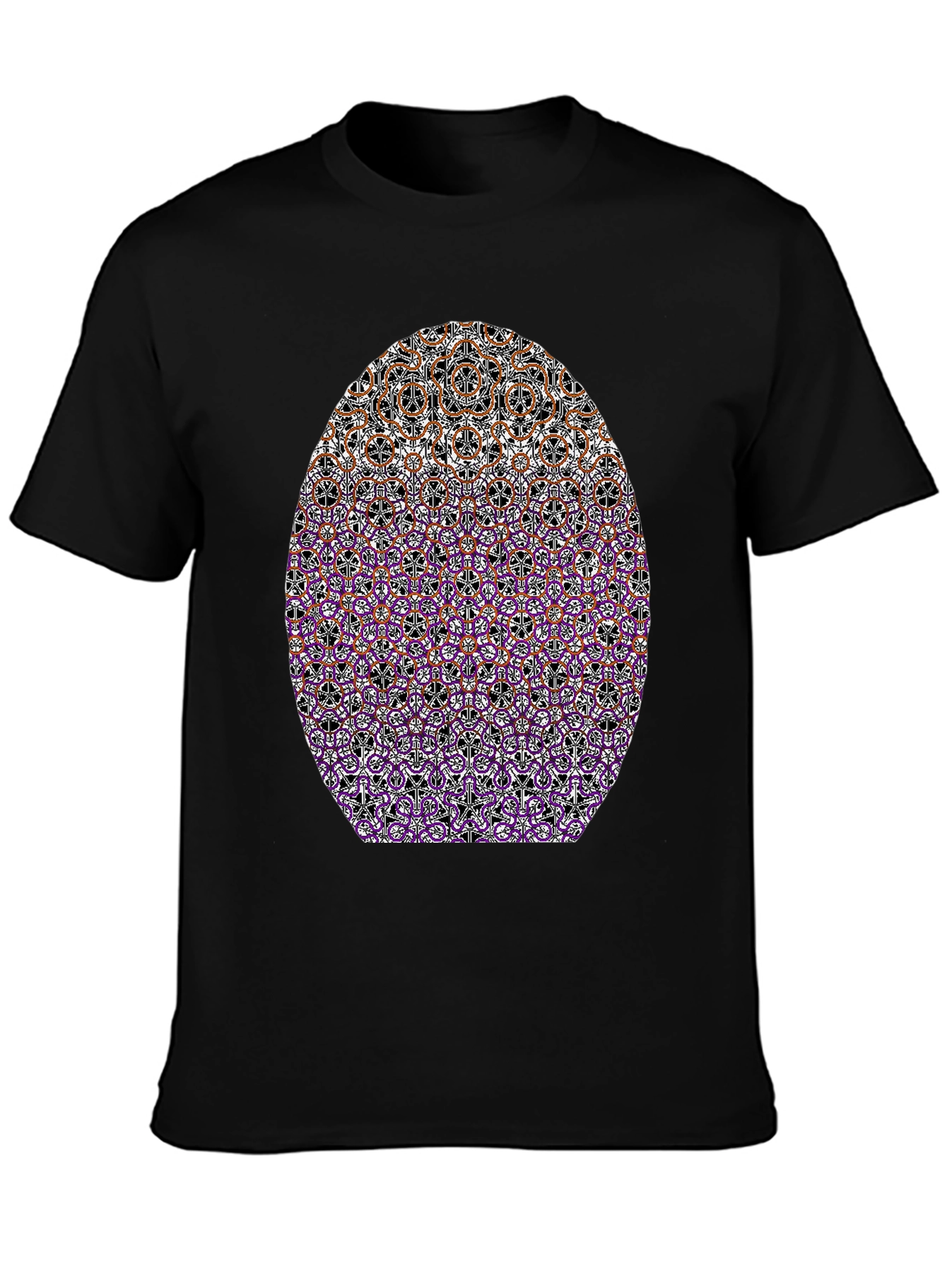 Abstract Pattern Graphic T-Shirt - Modern Casual Wear