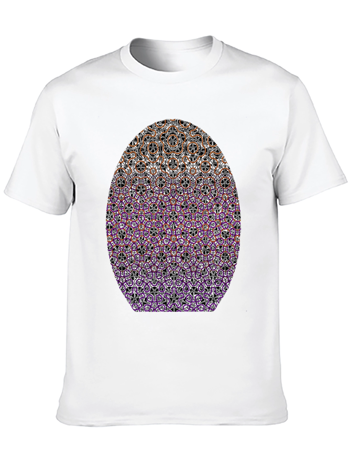 Abstract Pattern Graphic T-Shirt - Modern Casual Wear