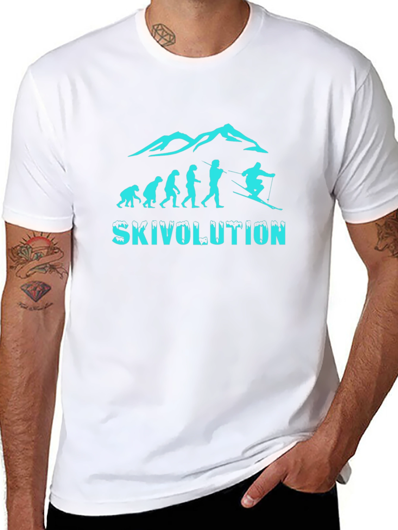Skivolution Evolution Ski T-Shirt