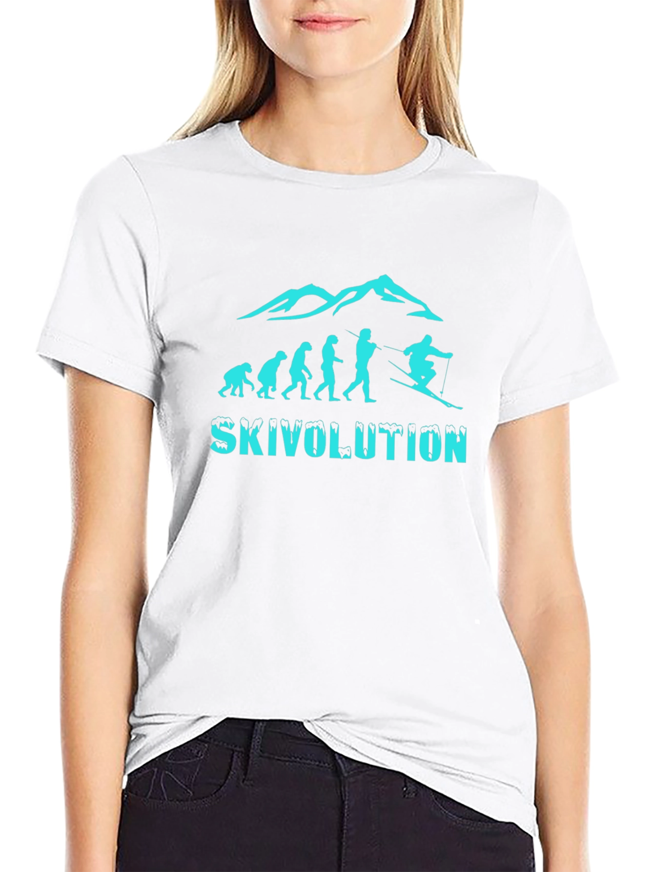 Skivolution Evolution Ski T-Shirt