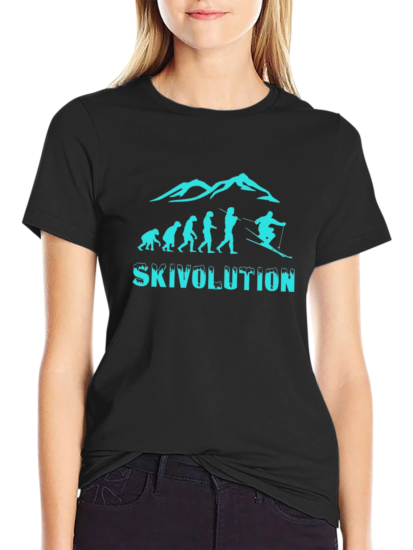 Skivolution Evolution Ski T-Shirt