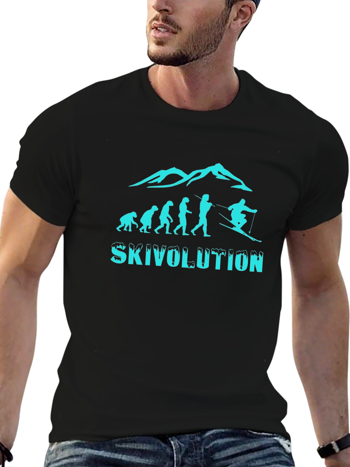 Skivolution Evolution Ski T-Shirt