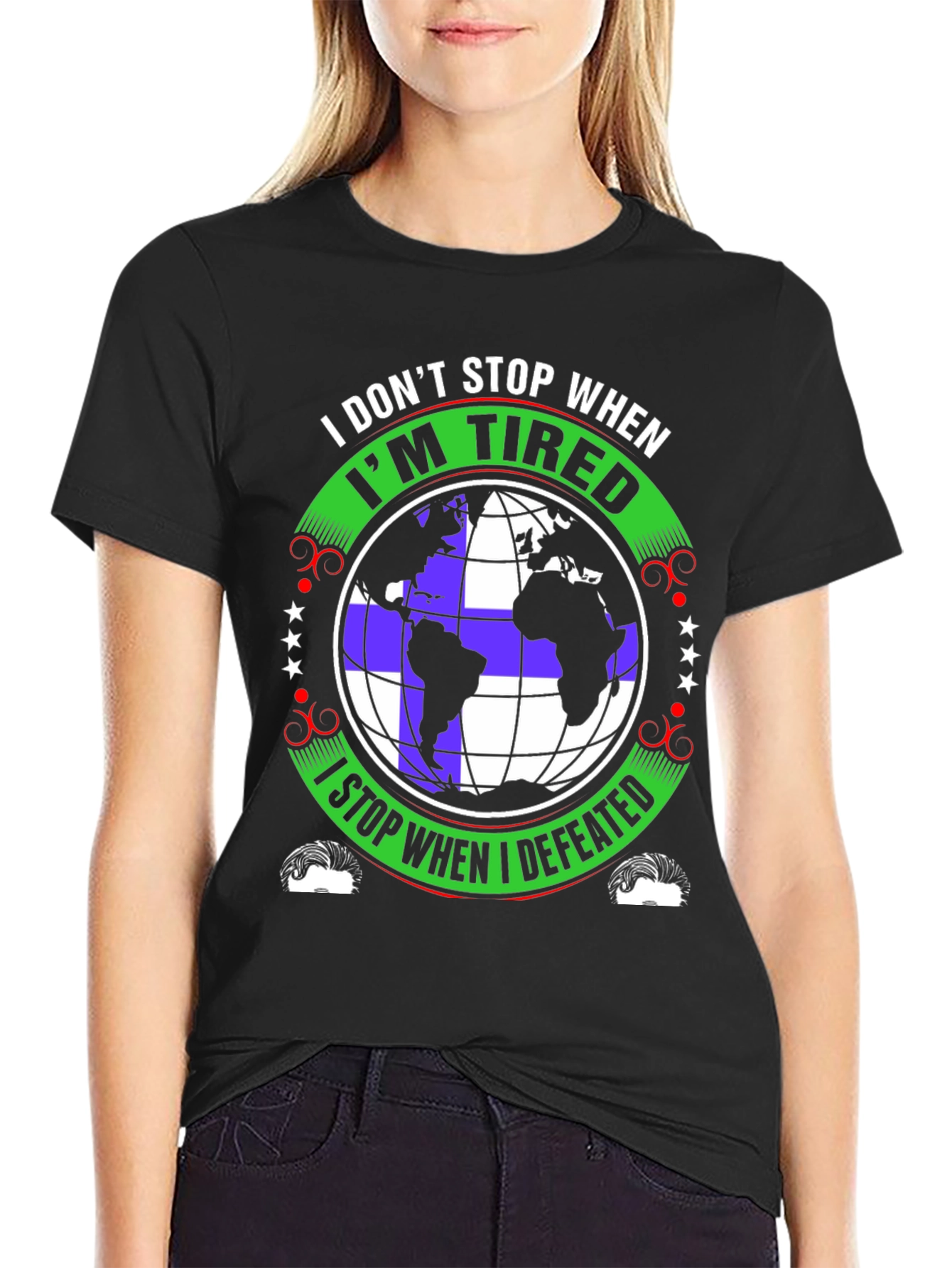 Never Quit Globe T-Shirt