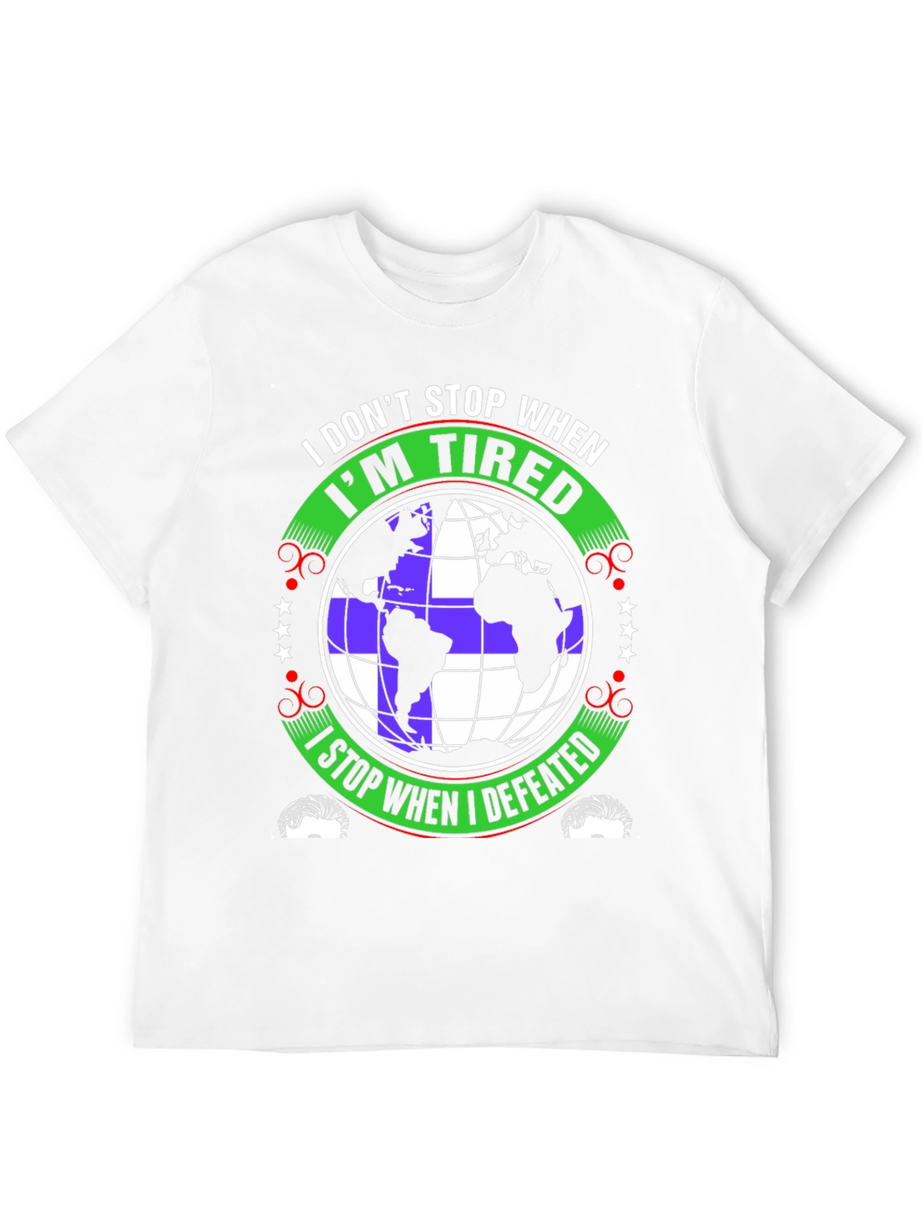 Never Quit Globe T-Shirt