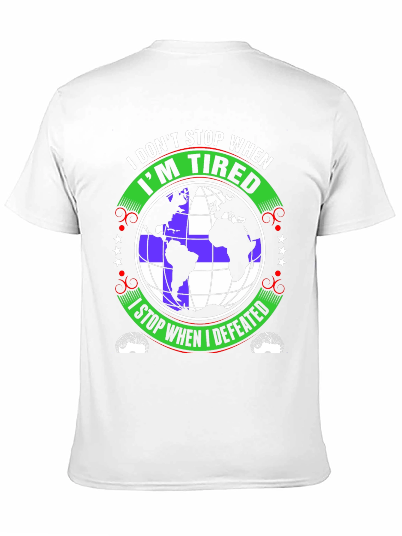 Never Quit Globe T-Shirt