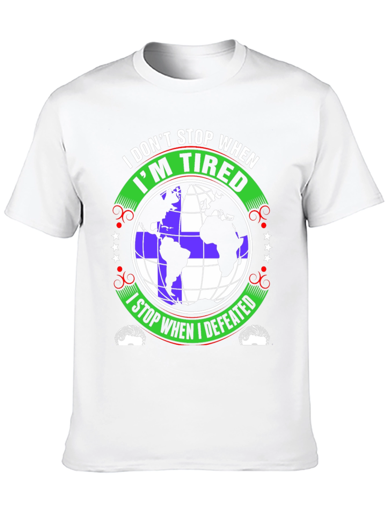 Never Quit Globe T-Shirt