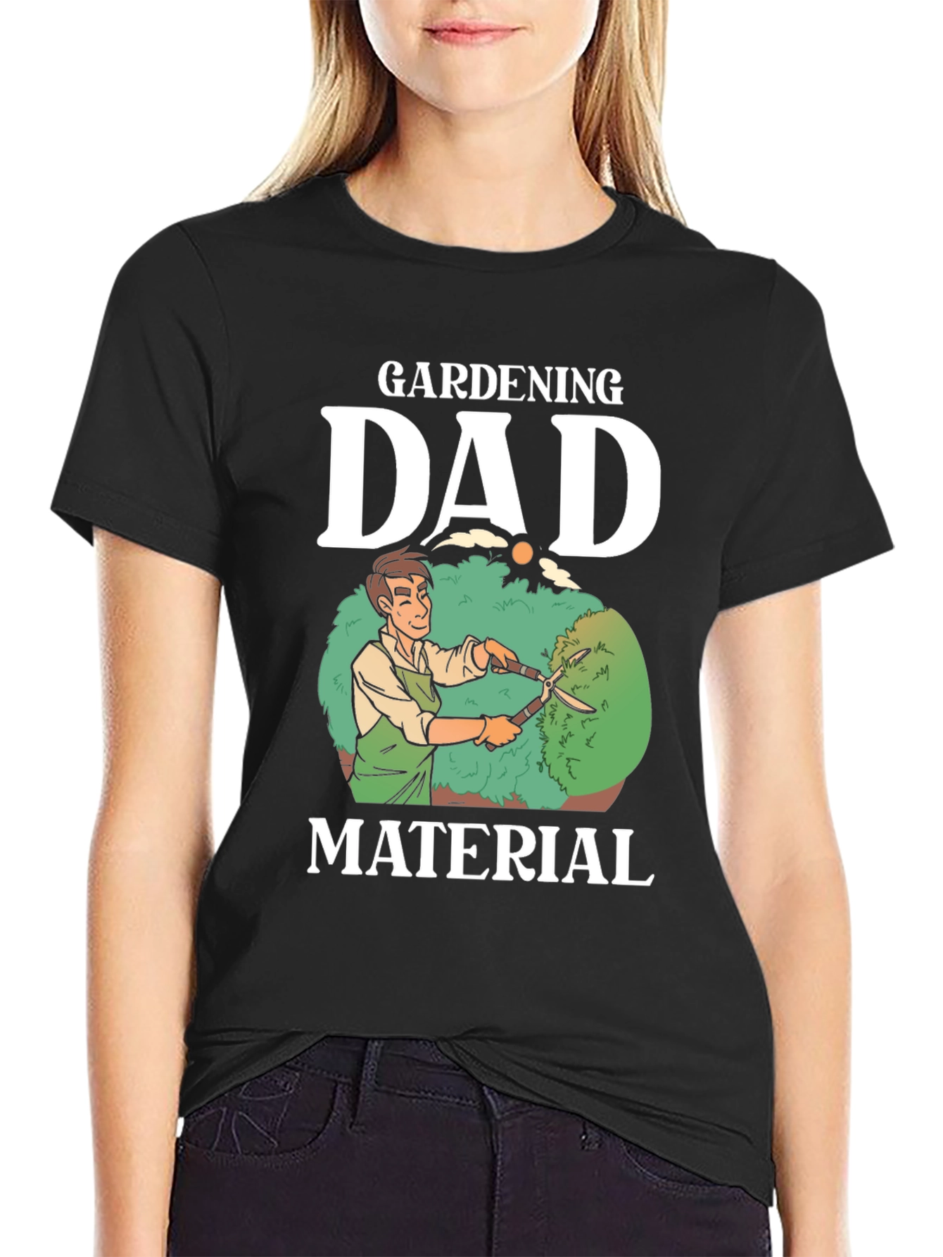 Gardening Dad Material Graphic T-Shirt