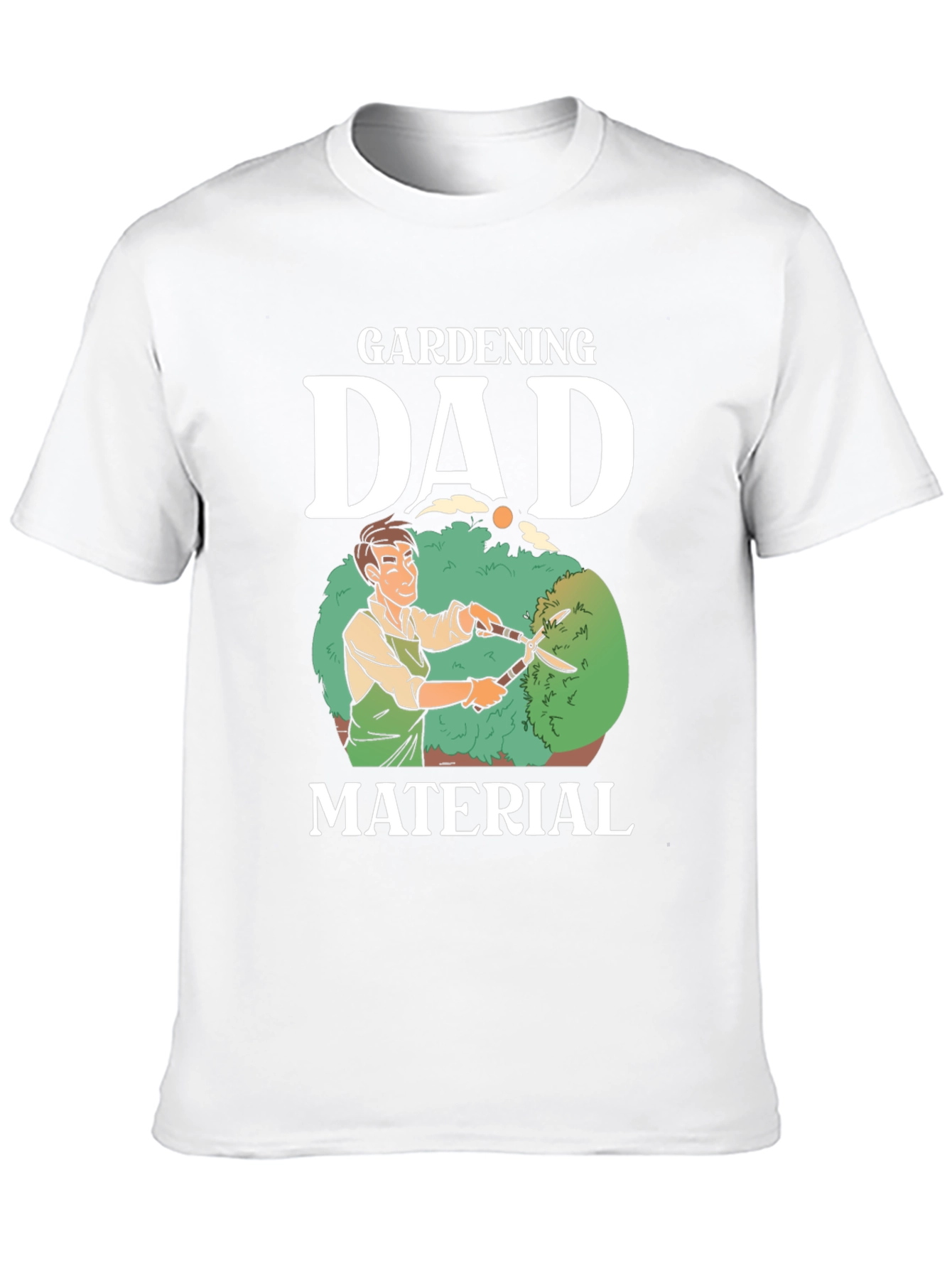 Gardening Dad Material Graphic T-Shirt