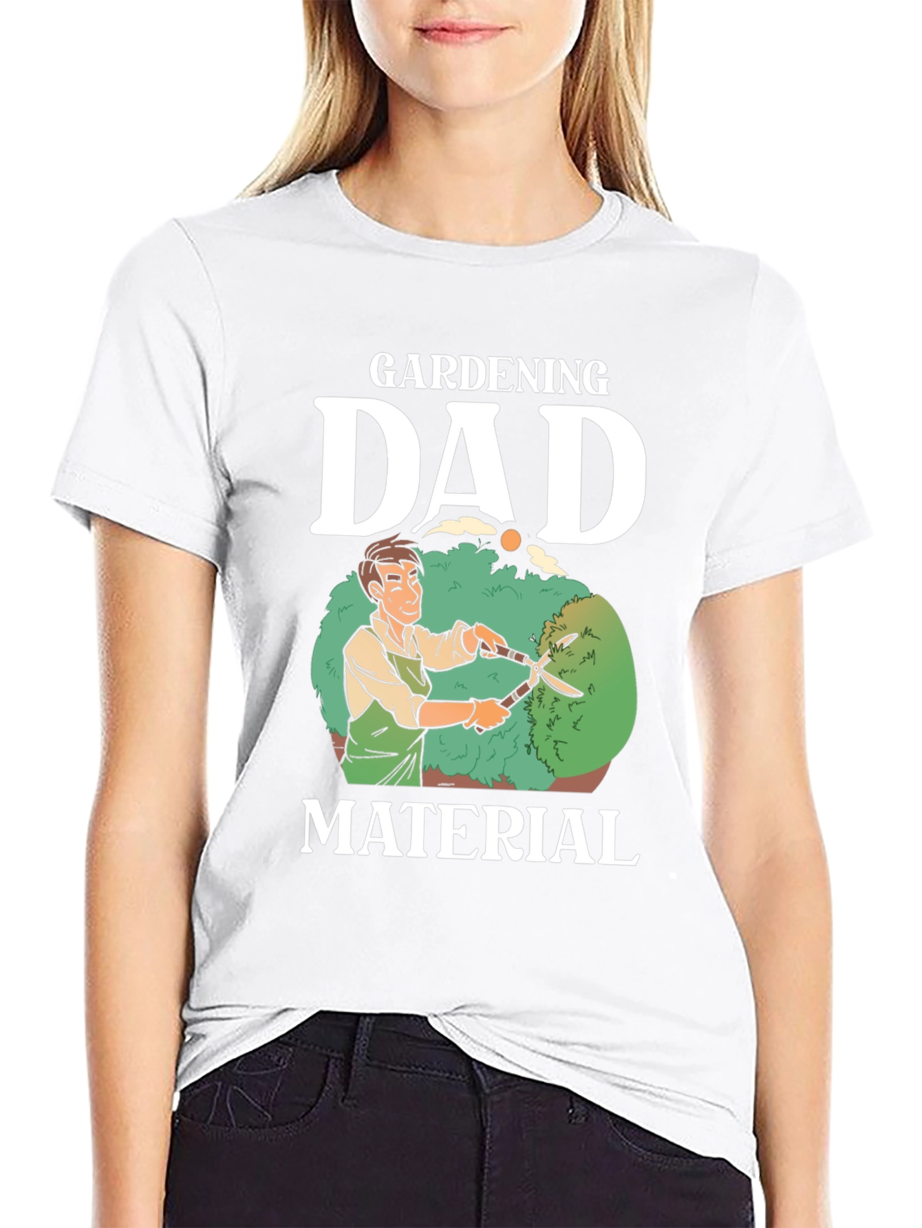 Gardening Dad Material Graphic T-Shirt