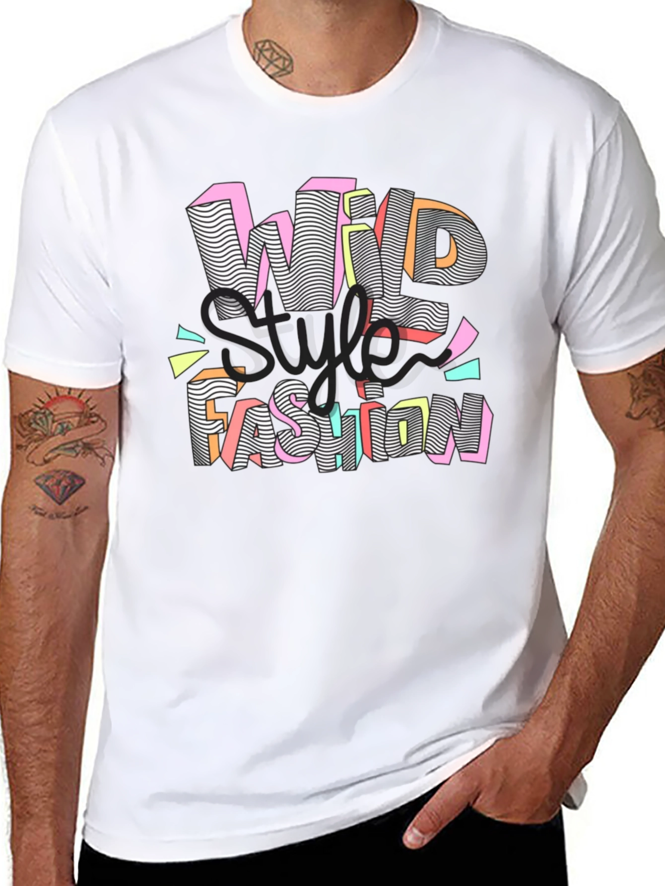 Wild Style Fashion Graphic T-Shirt