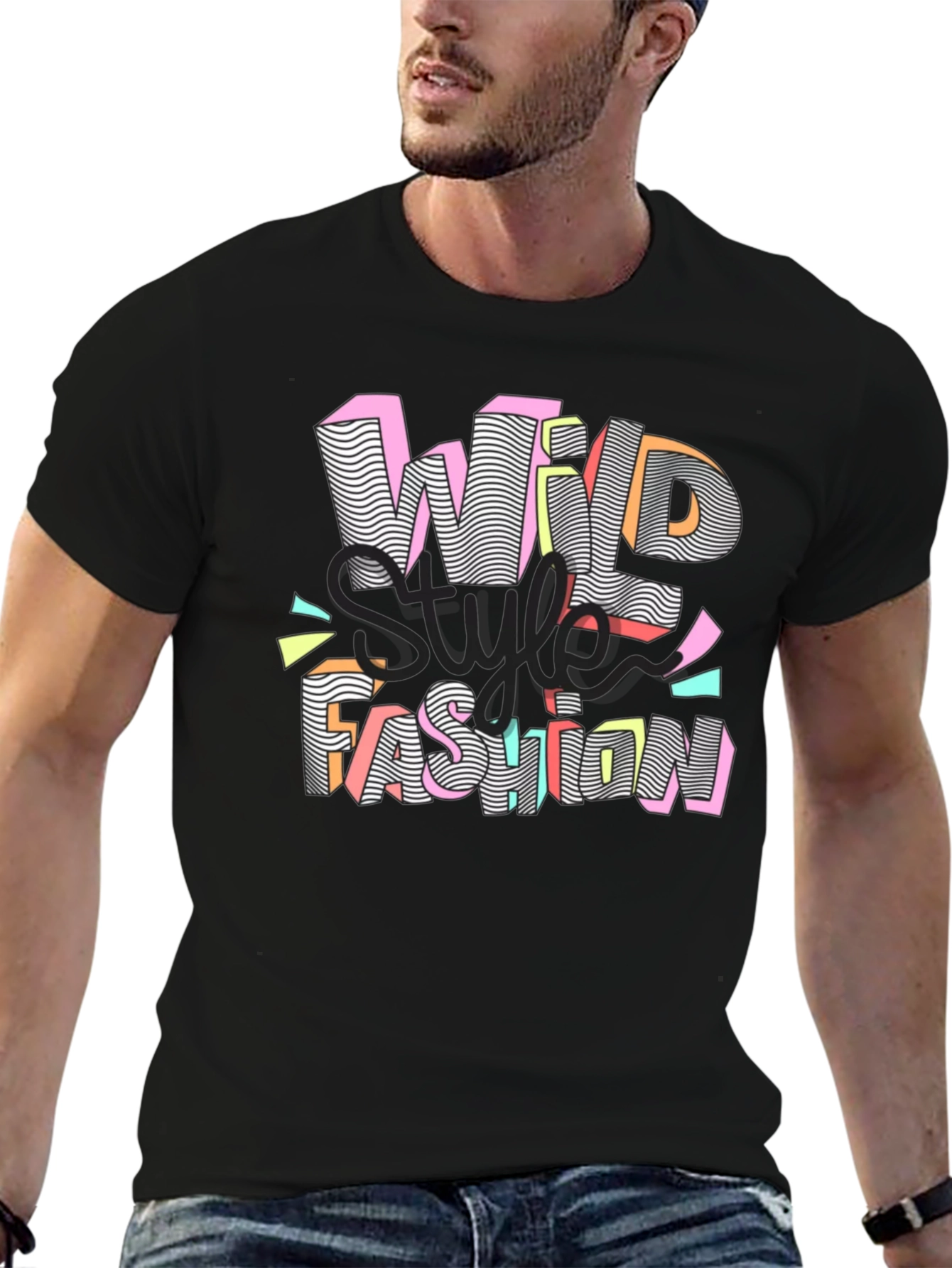 Wild Style Fashion Graphic T-Shirt