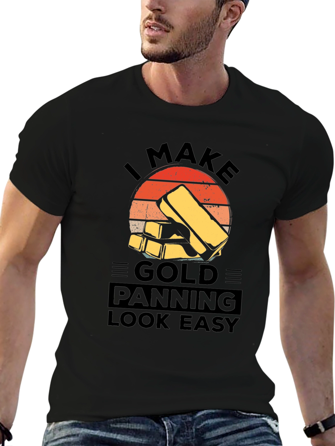 Gold Panning T-Shirt - Funny Prospecting Tee