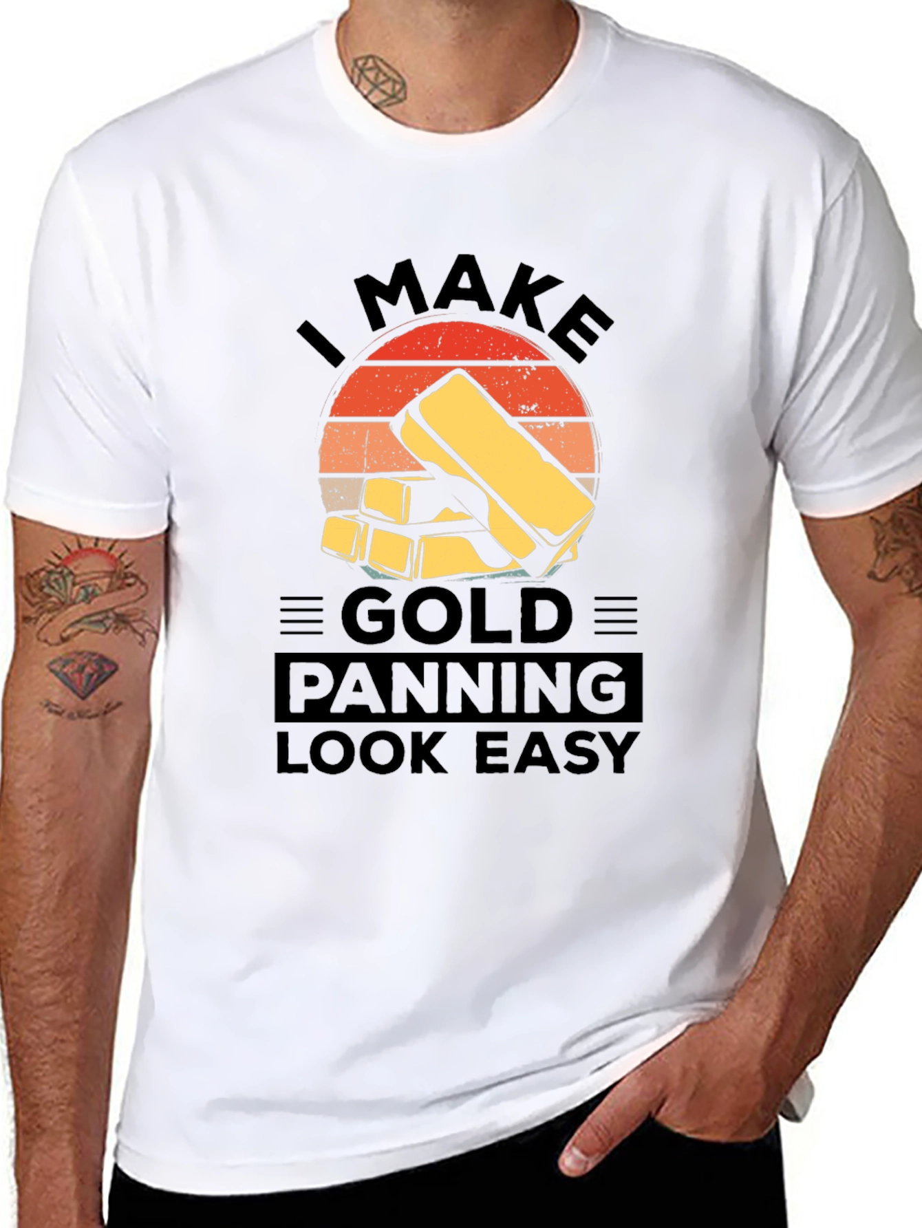 Gold Panning T-Shirt - Funny Prospecting Tee