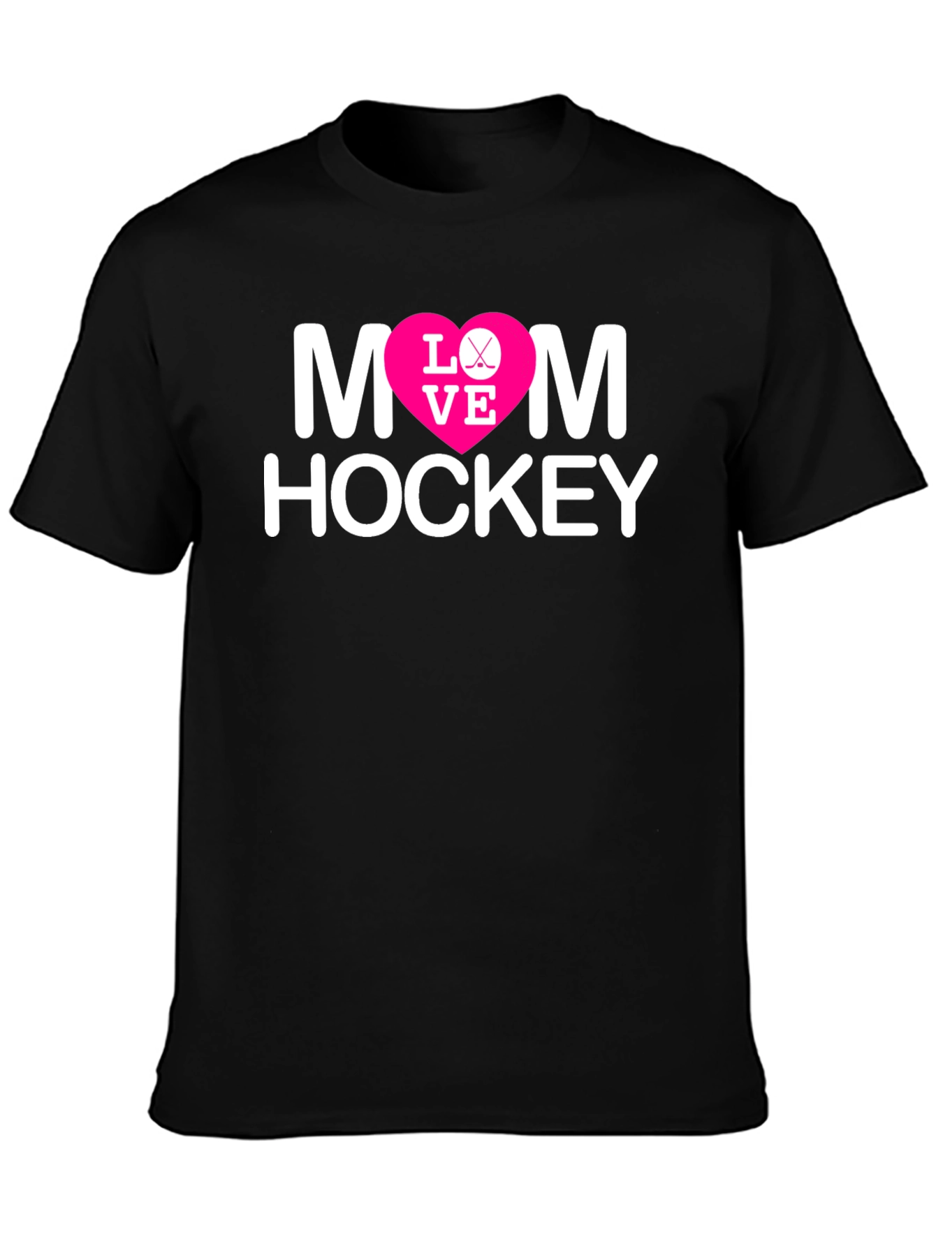 Mom Hockey Love Graphic T-Shirt