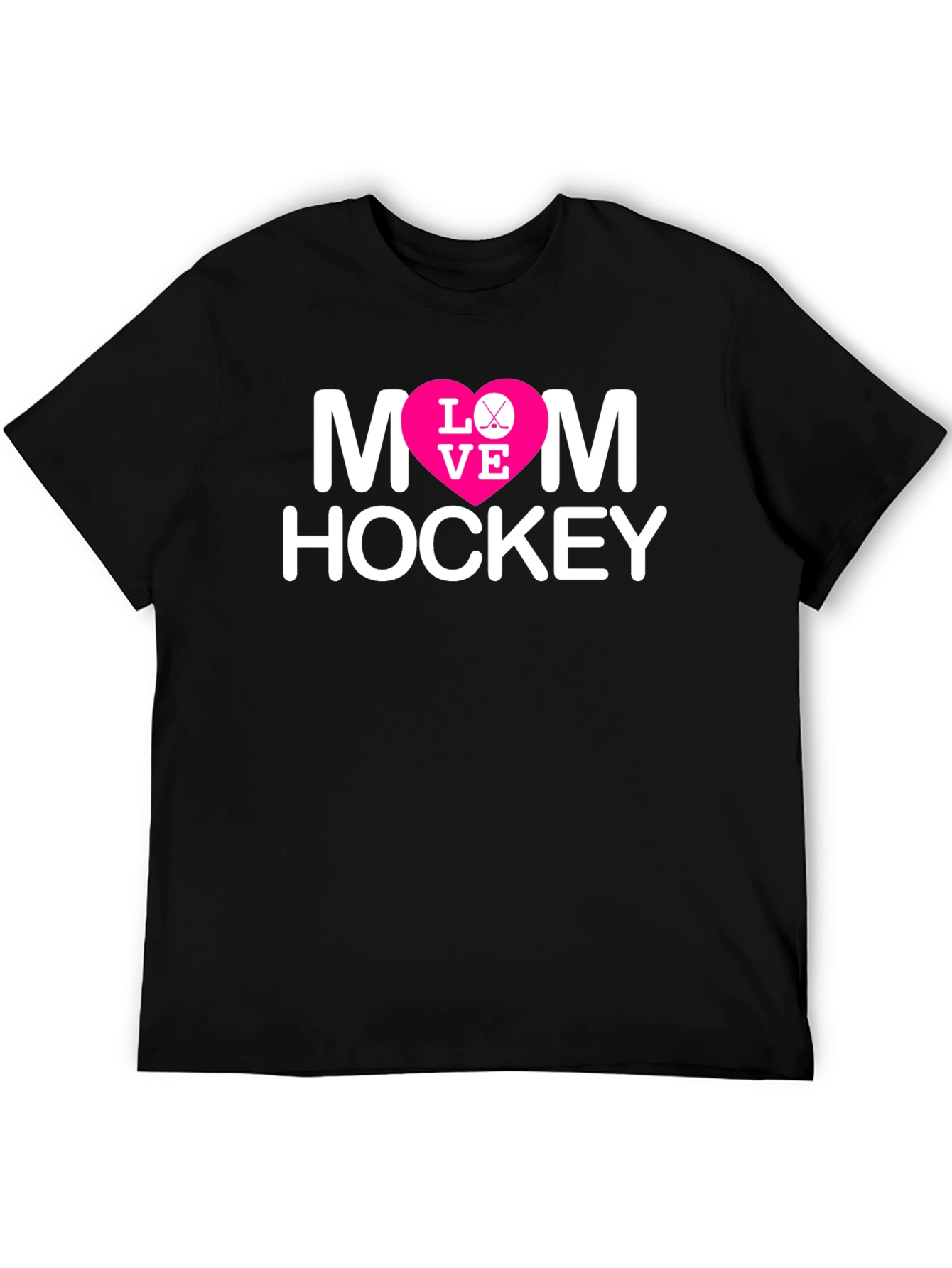 Mom Hockey Love Graphic T-Shirt