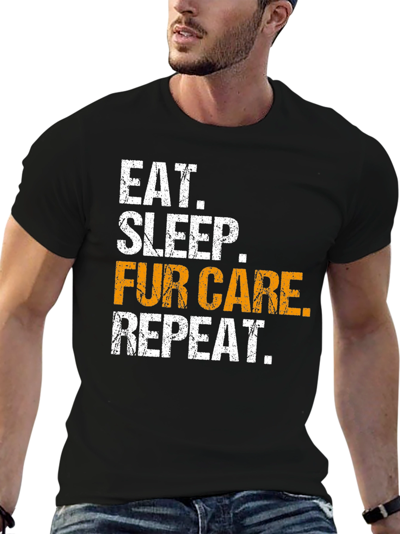 Eat Sleep Fur Care Repeat T-Shirt
