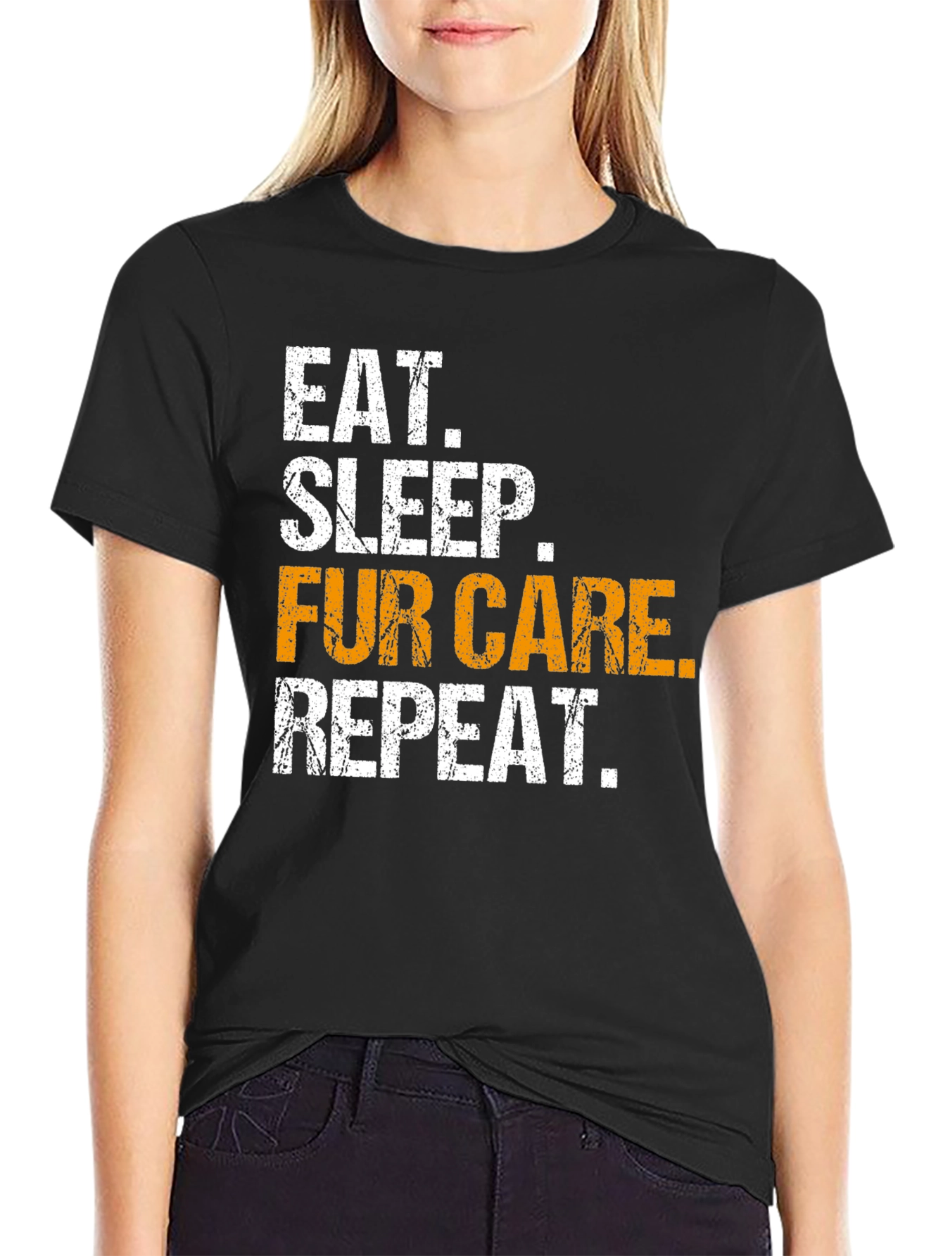 Eat Sleep Fur Care Repeat T-Shirt