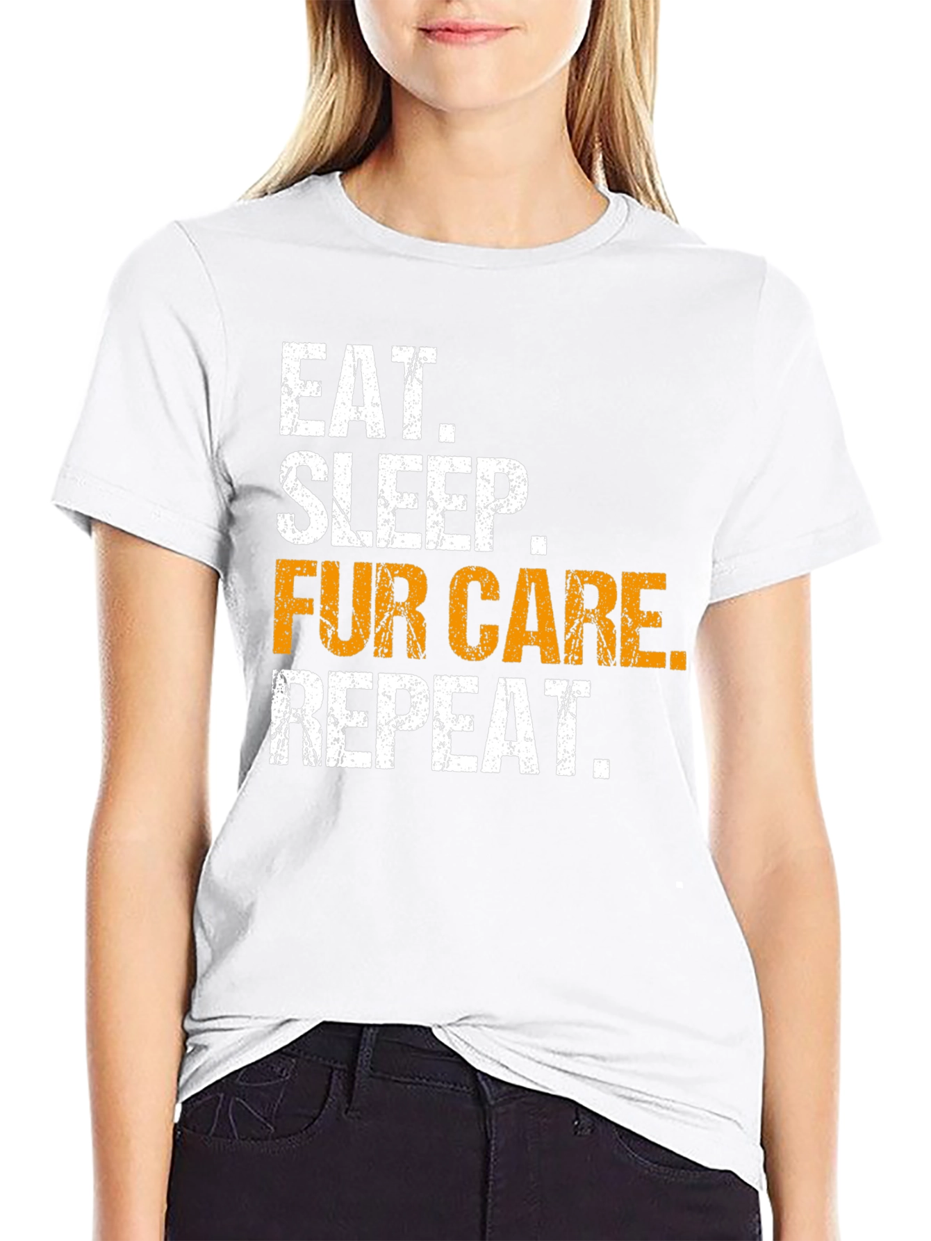 Eat Sleep Fur Care Repeat T-Shirt