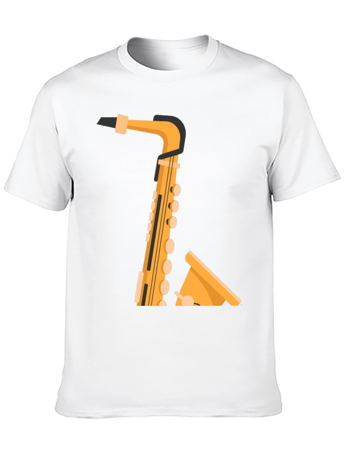 Saxophone Graphic Tee - Musical Instrument T-Shirt