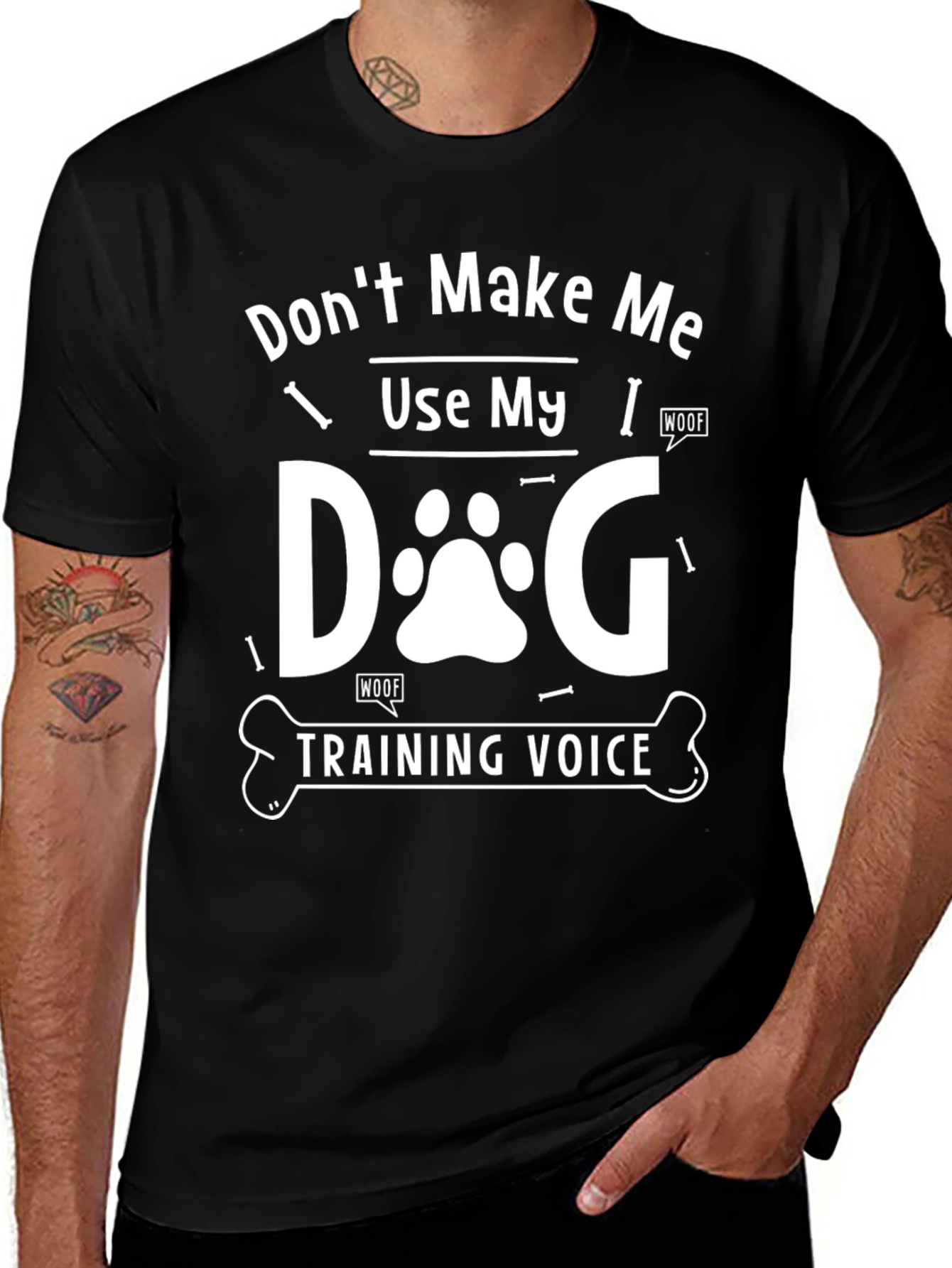 Dog Training Voice T-Shirt - Funny Dog Lover Tee