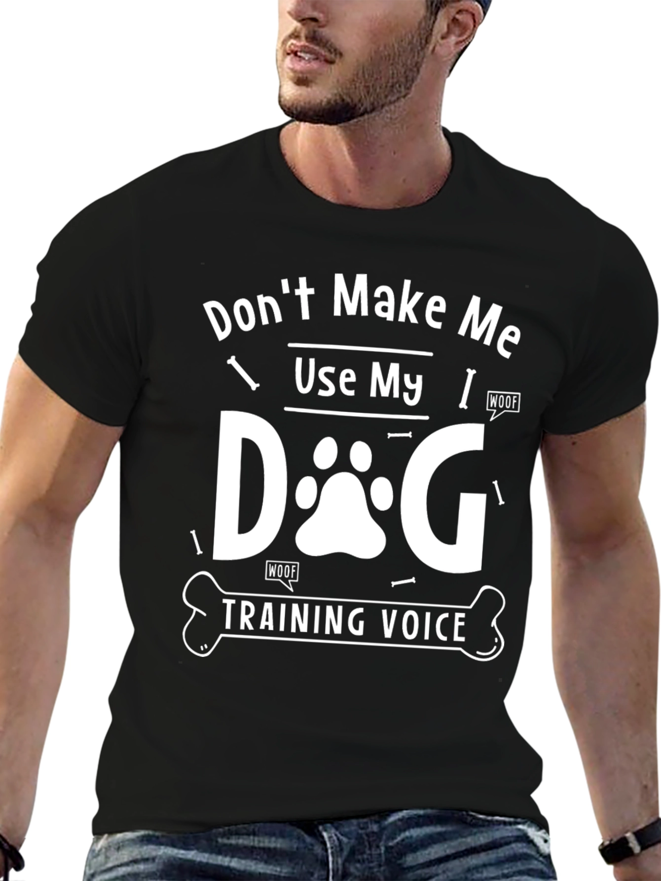 Dog Training Voice T-Shirt - Funny Dog Lover Tee