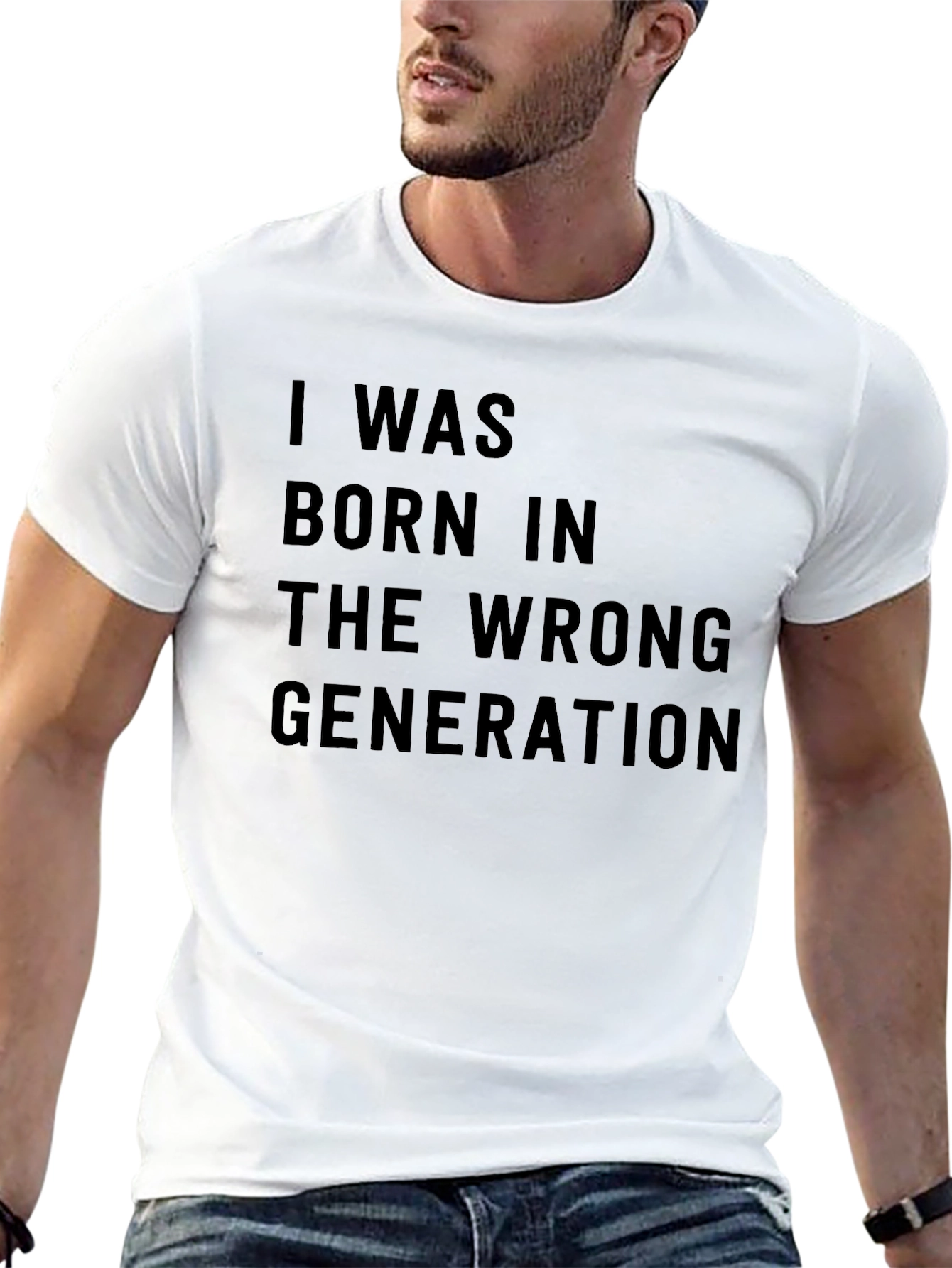 Wrong Generation T-Shirt: Unique Black Cotton Tee