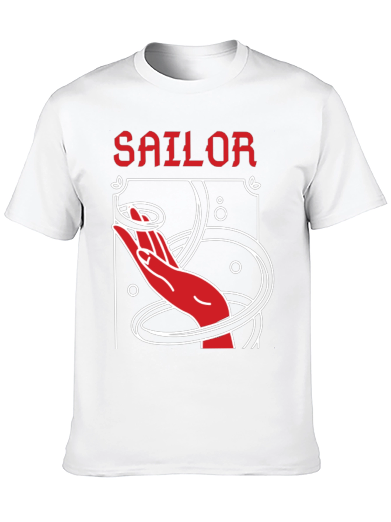 Sailor Hand Graphic Black T-Shirt