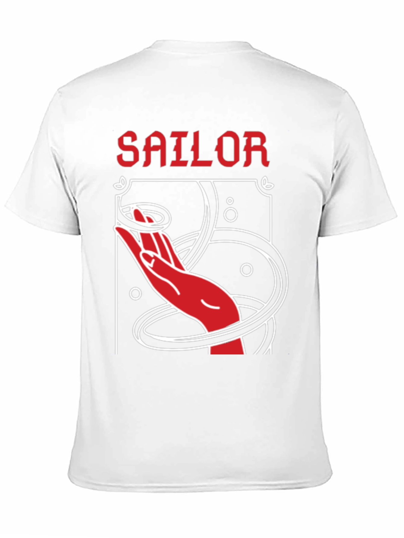 Sailor Hand Graphic Black T-Shirt