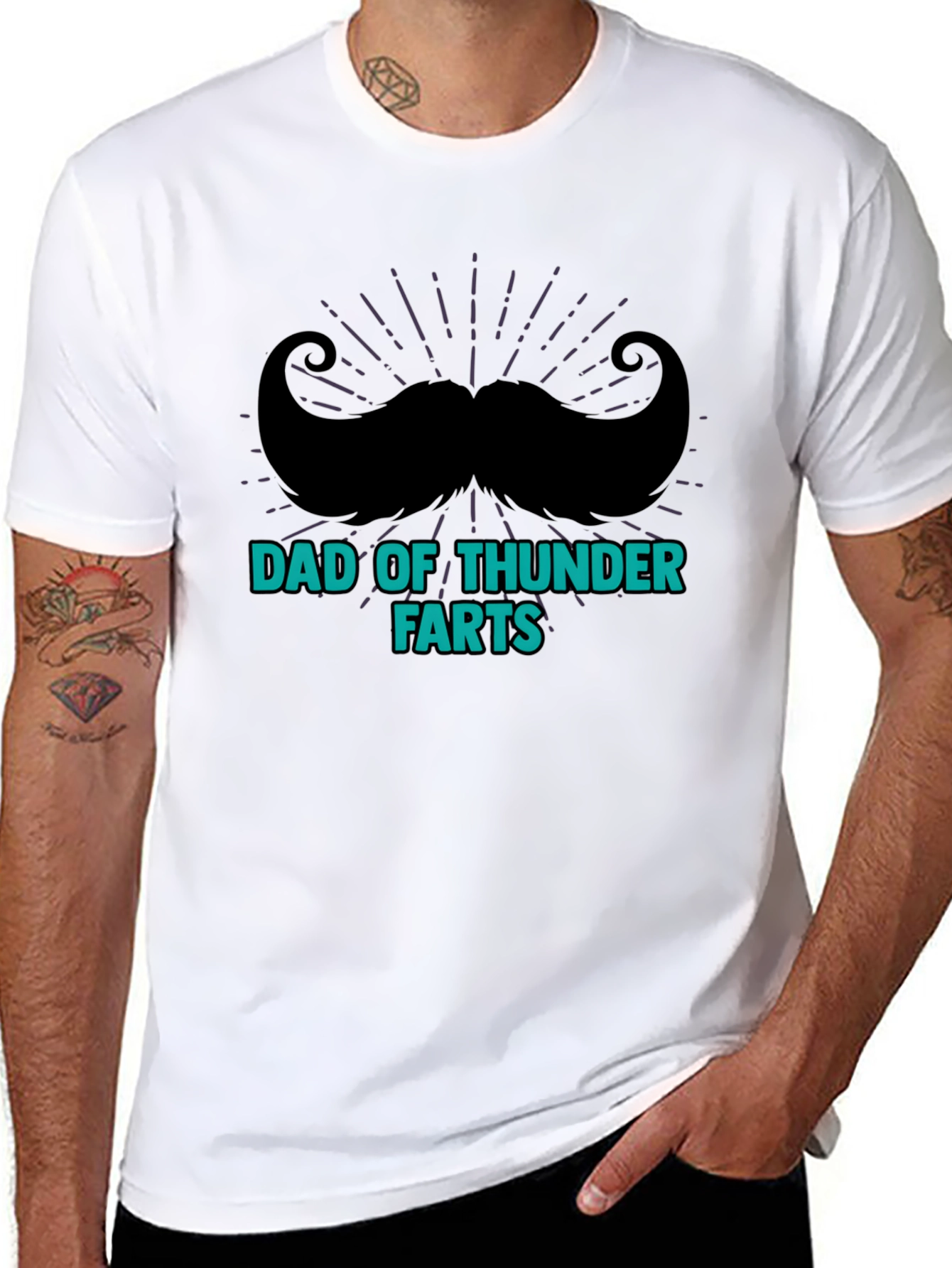 Dad of Thunder Farts Graphic Tee