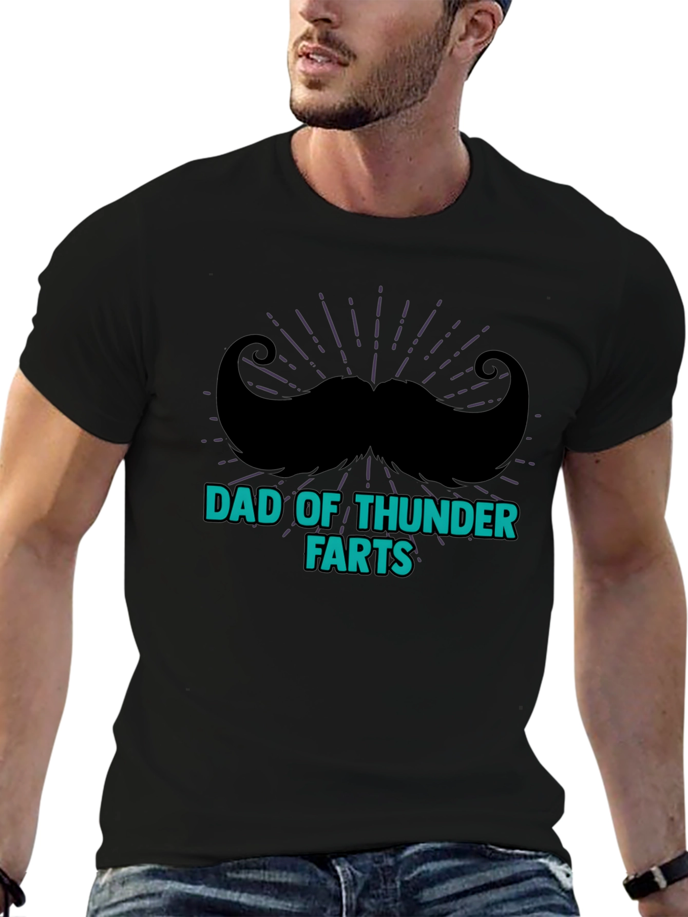 Dad of Thunder Farts Graphic Tee