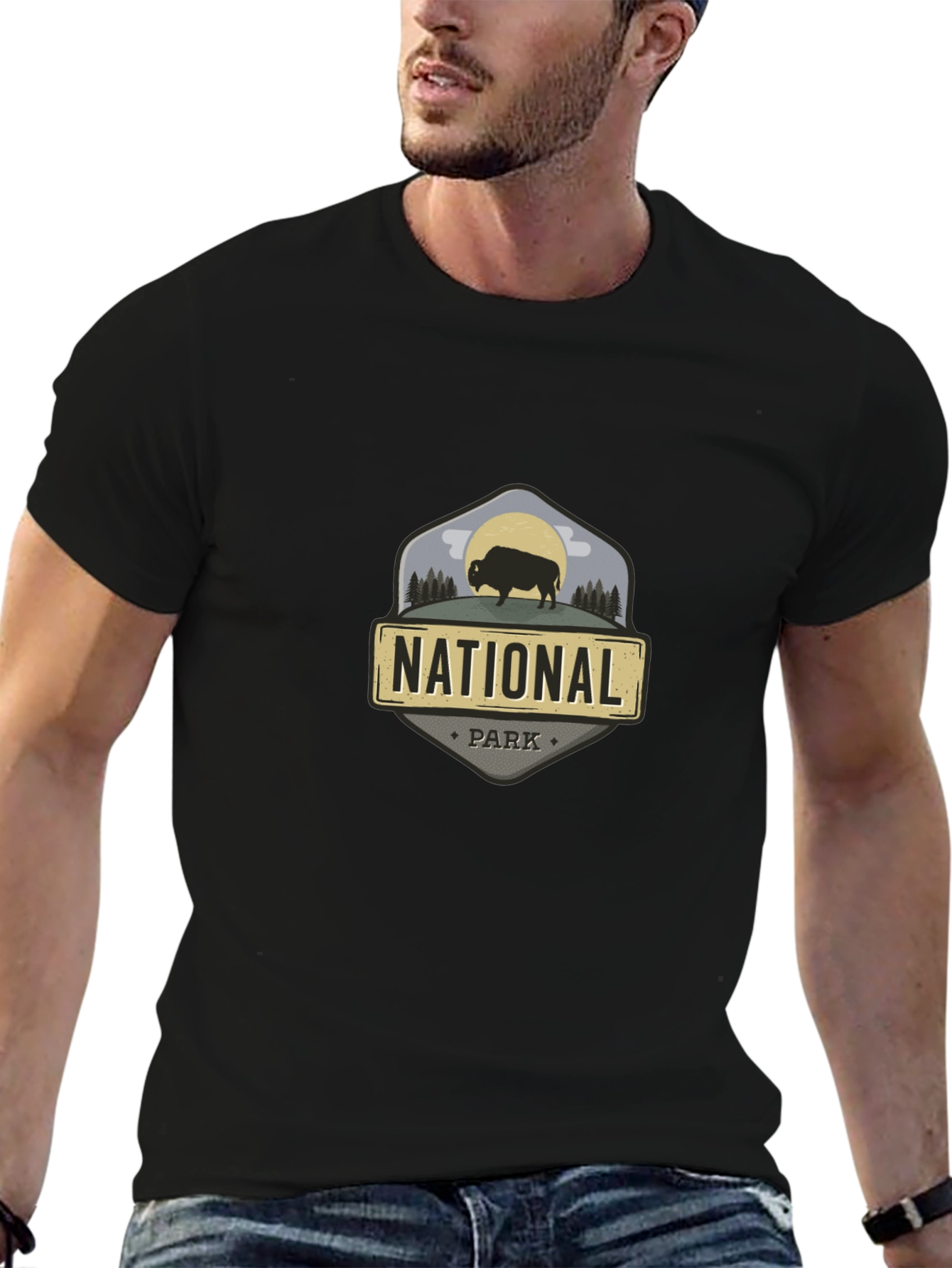 National Park Bison Graphic T-Shirt