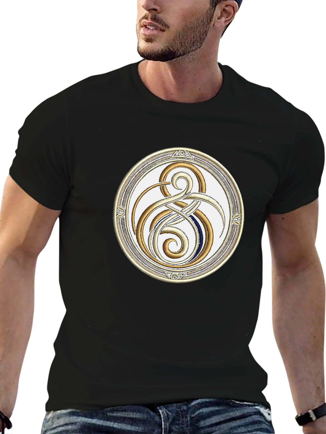 Celtic Knot Embroidered T-Shirt