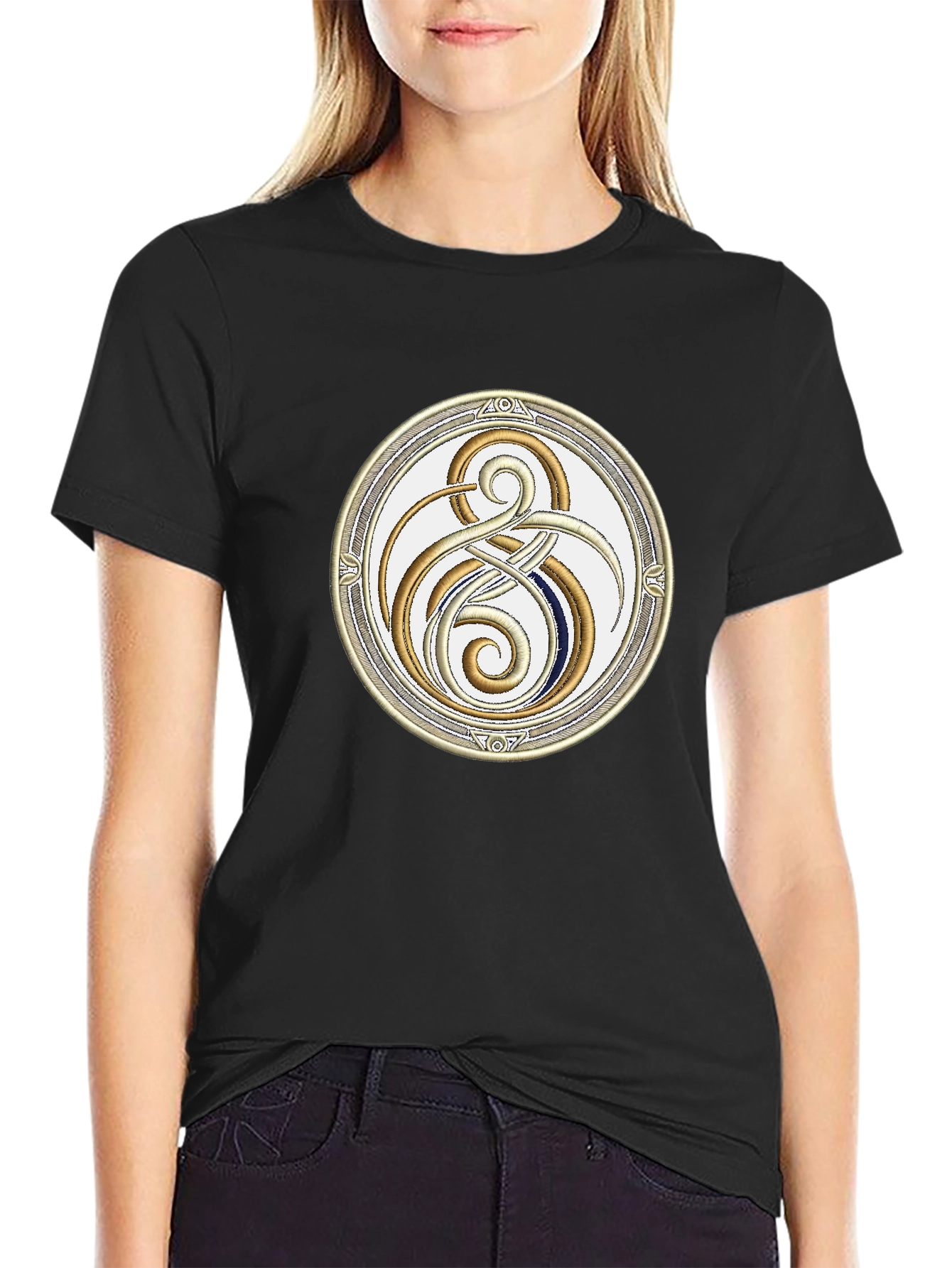 Celtic Knot Embroidered T-Shirt