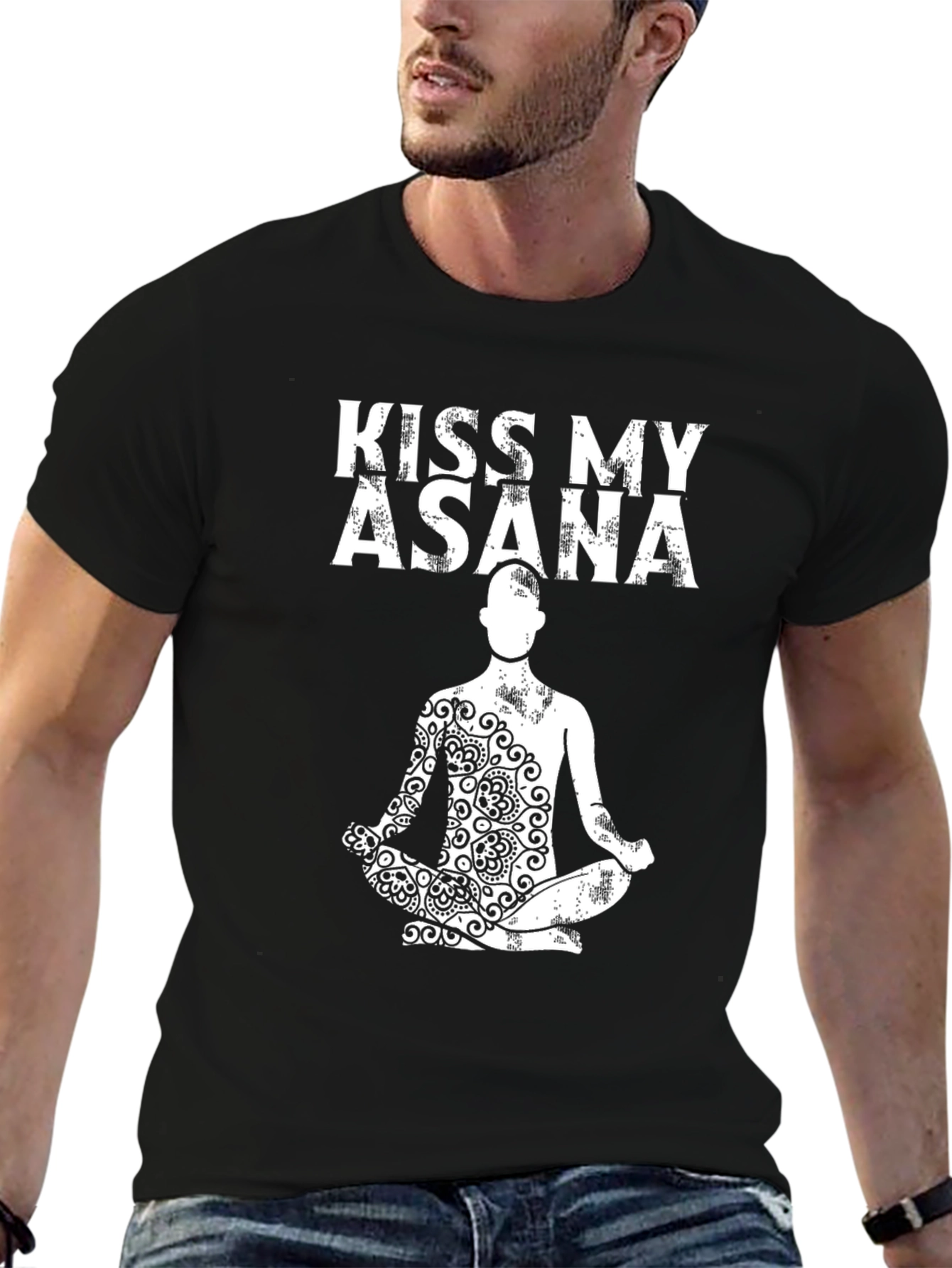 Kiss My Asana Yoga T-Shirt - Zen Meditation Apparel