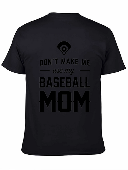 Baseball Mom T-Shirt - Funny Graphic Tee for Game Day