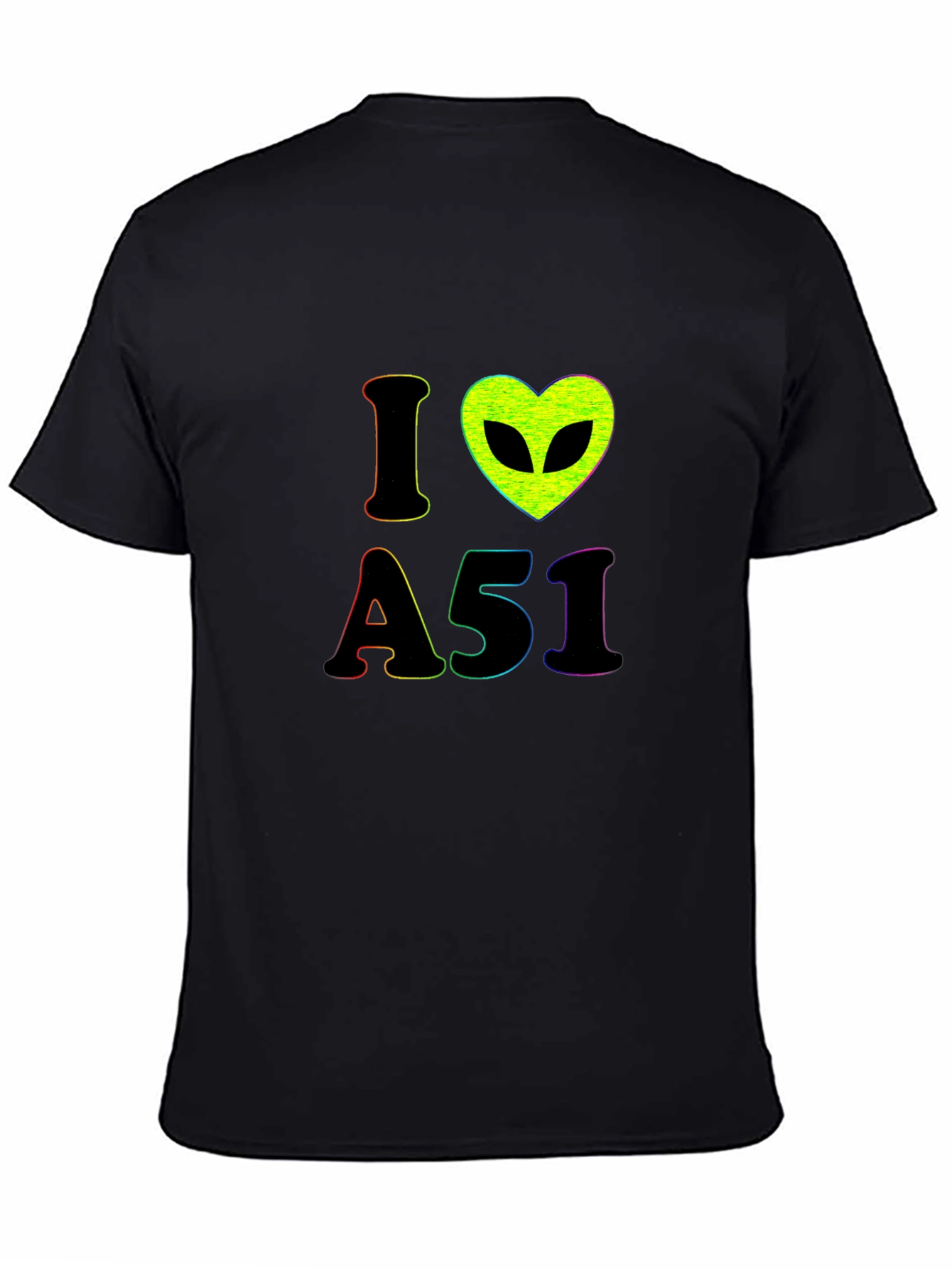 I Love Area 51 Alien Graphic T-Shirt