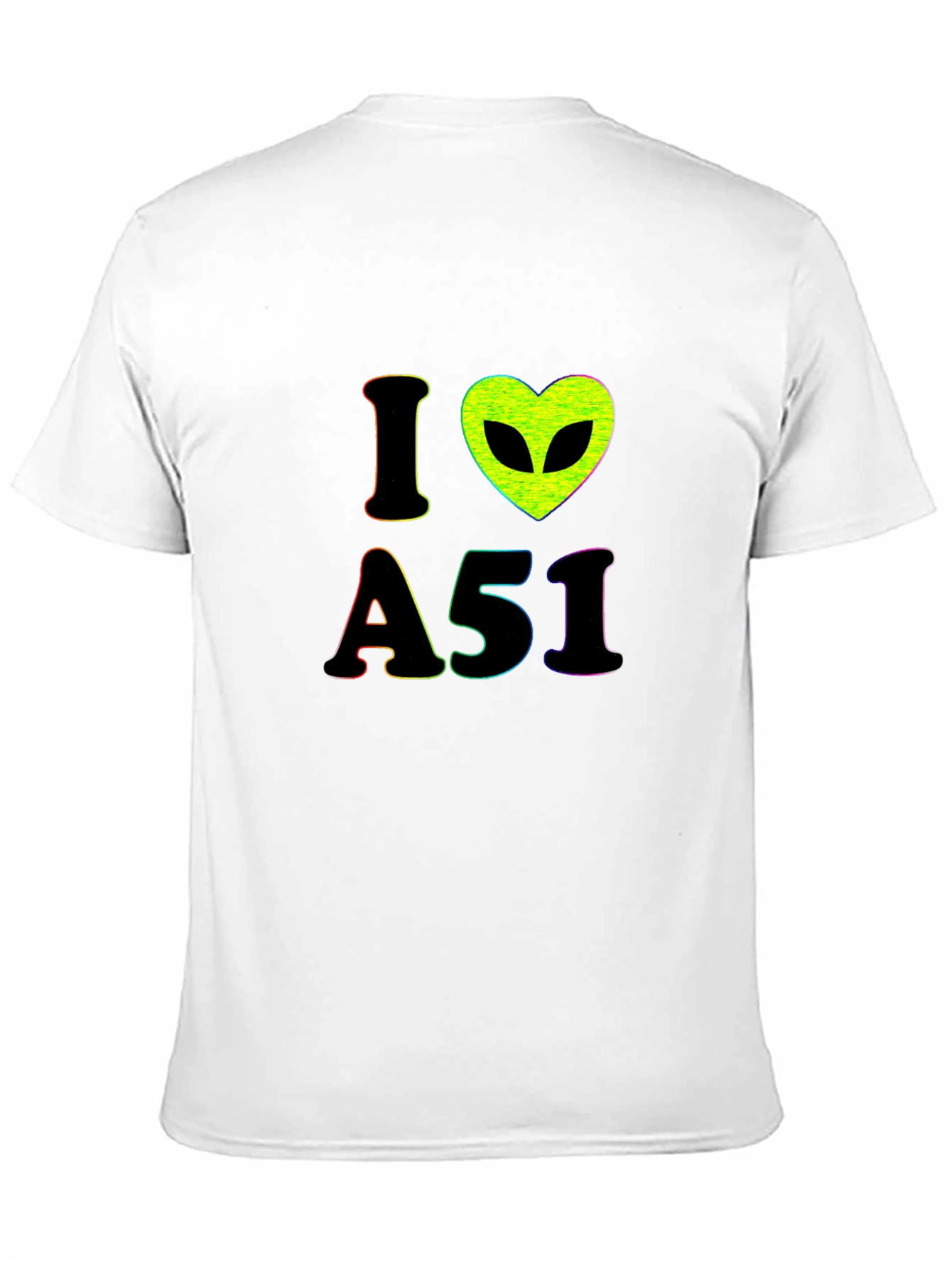 I Love Area 51 Alien Graphic T-Shirt