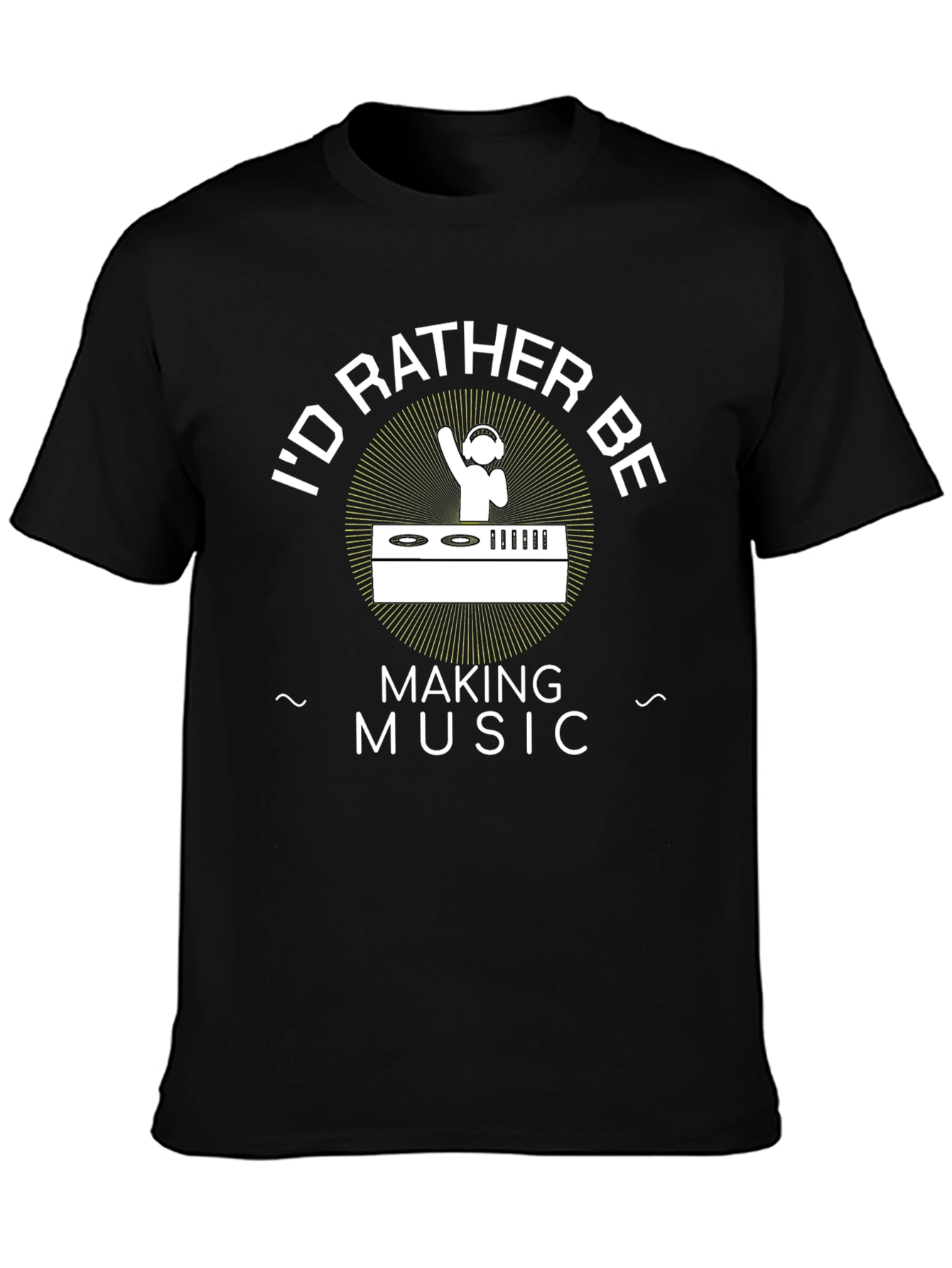 DJ Music Maker Graphic Tee - Black