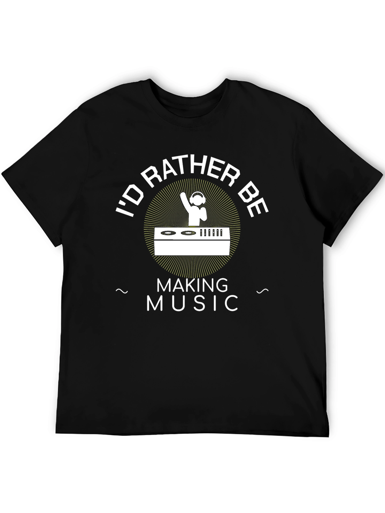 DJ Music Maker Graphic Tee - Black