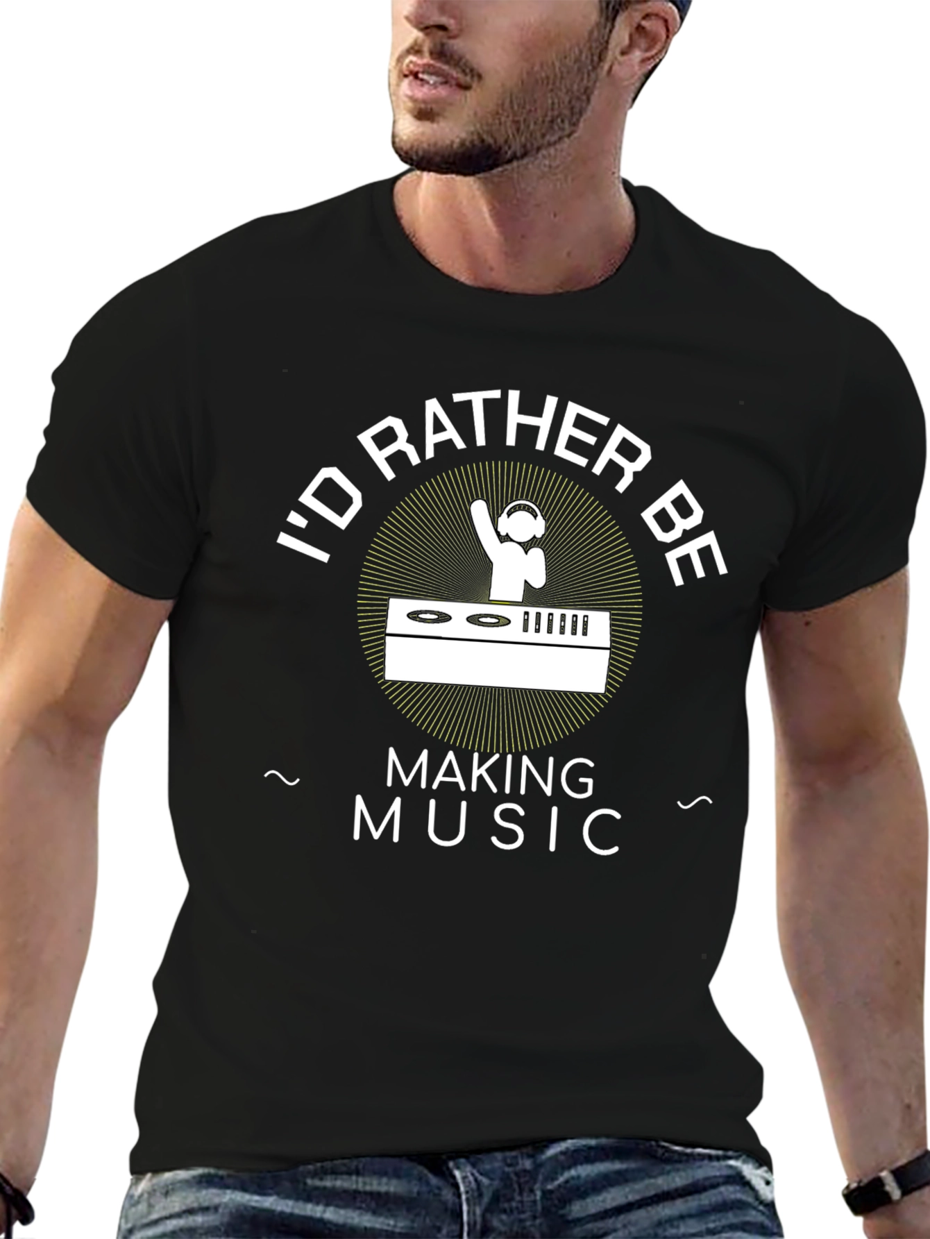 DJ Music Maker Graphic Tee - Black