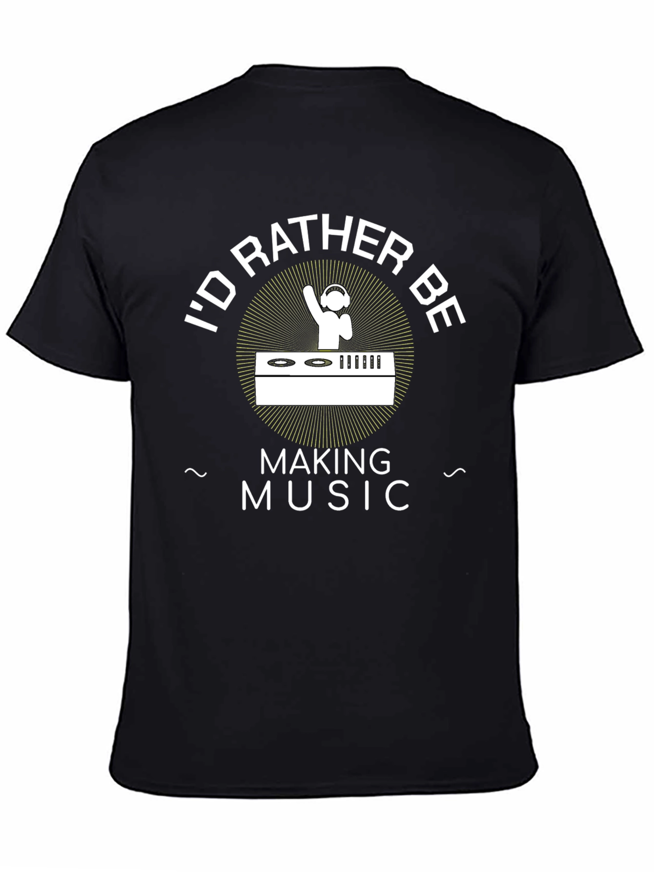 DJ Music Maker Graphic Tee - Black