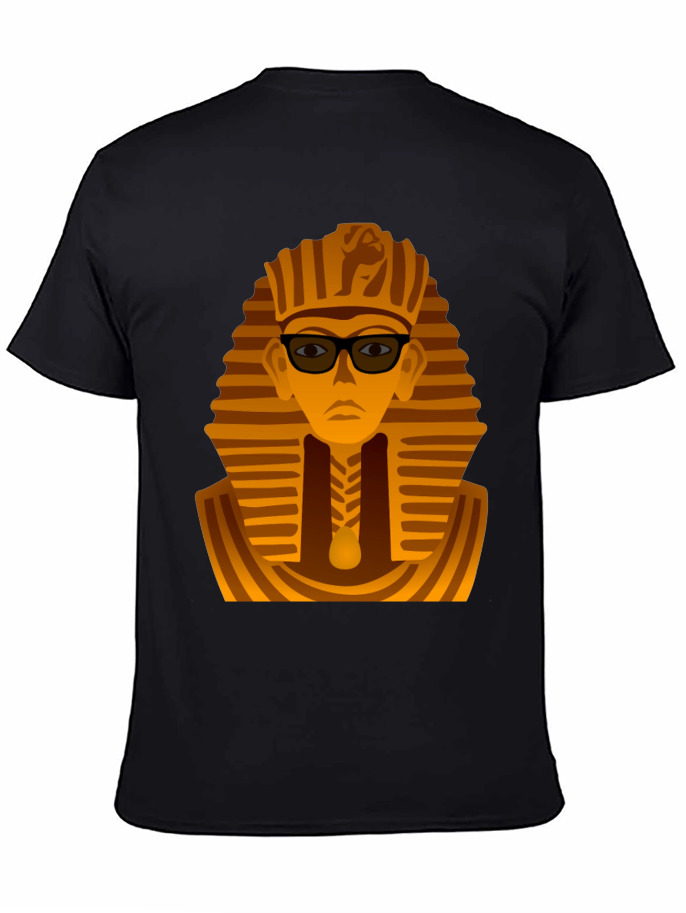 Cool Pharaoh Graphic Tee - Black Cotton T-Shirt