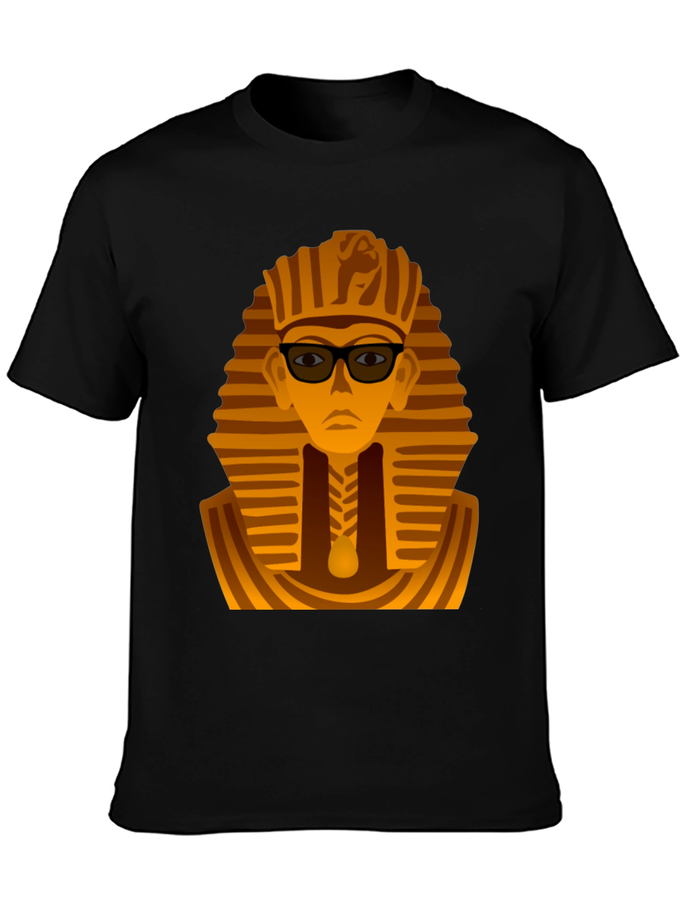 Cool Pharaoh Graphic Tee - Black Cotton T-Shirt