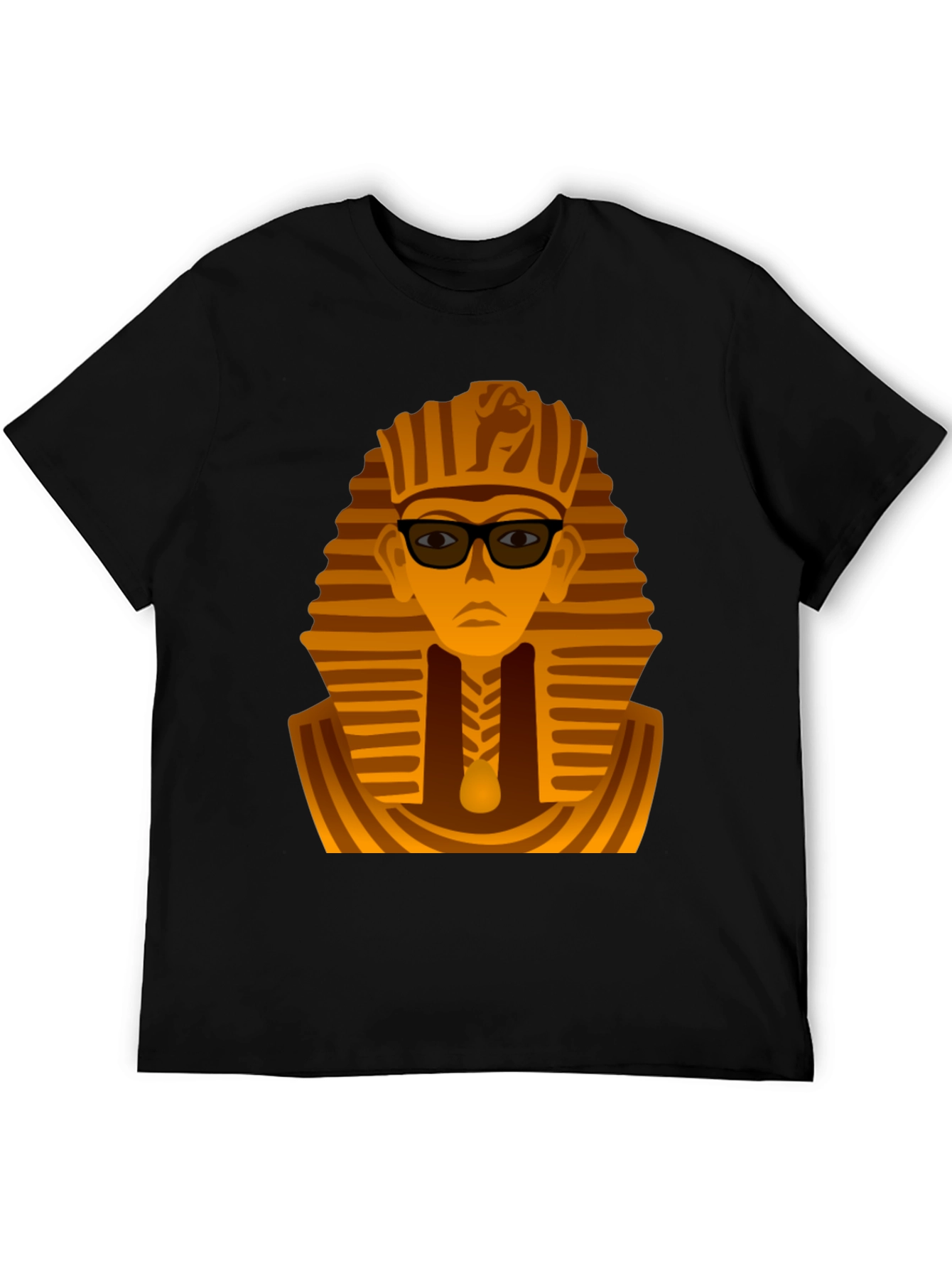 Cool Pharaoh Graphic Tee - Black Cotton T-Shirt