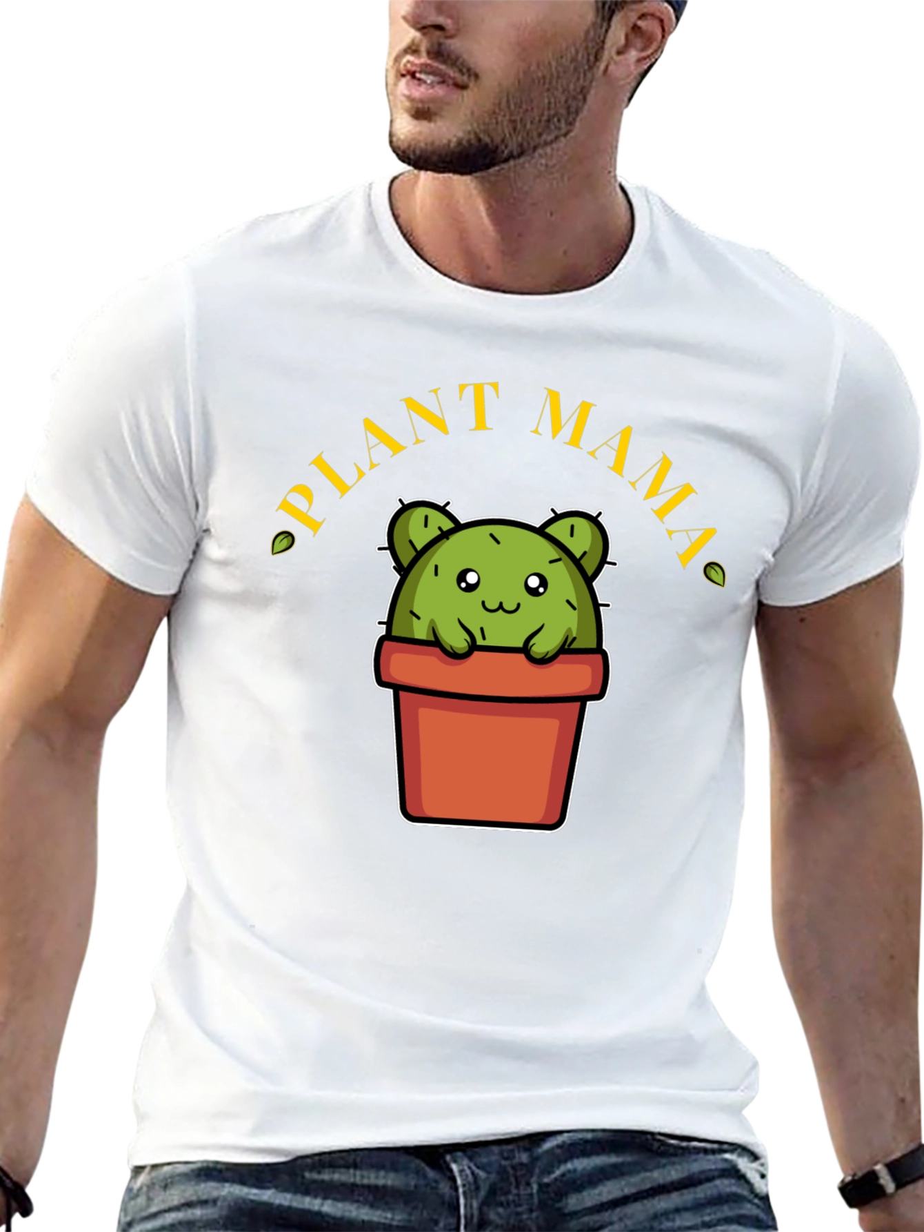 Plant Mama T-Shirt - Cute Cactus Design